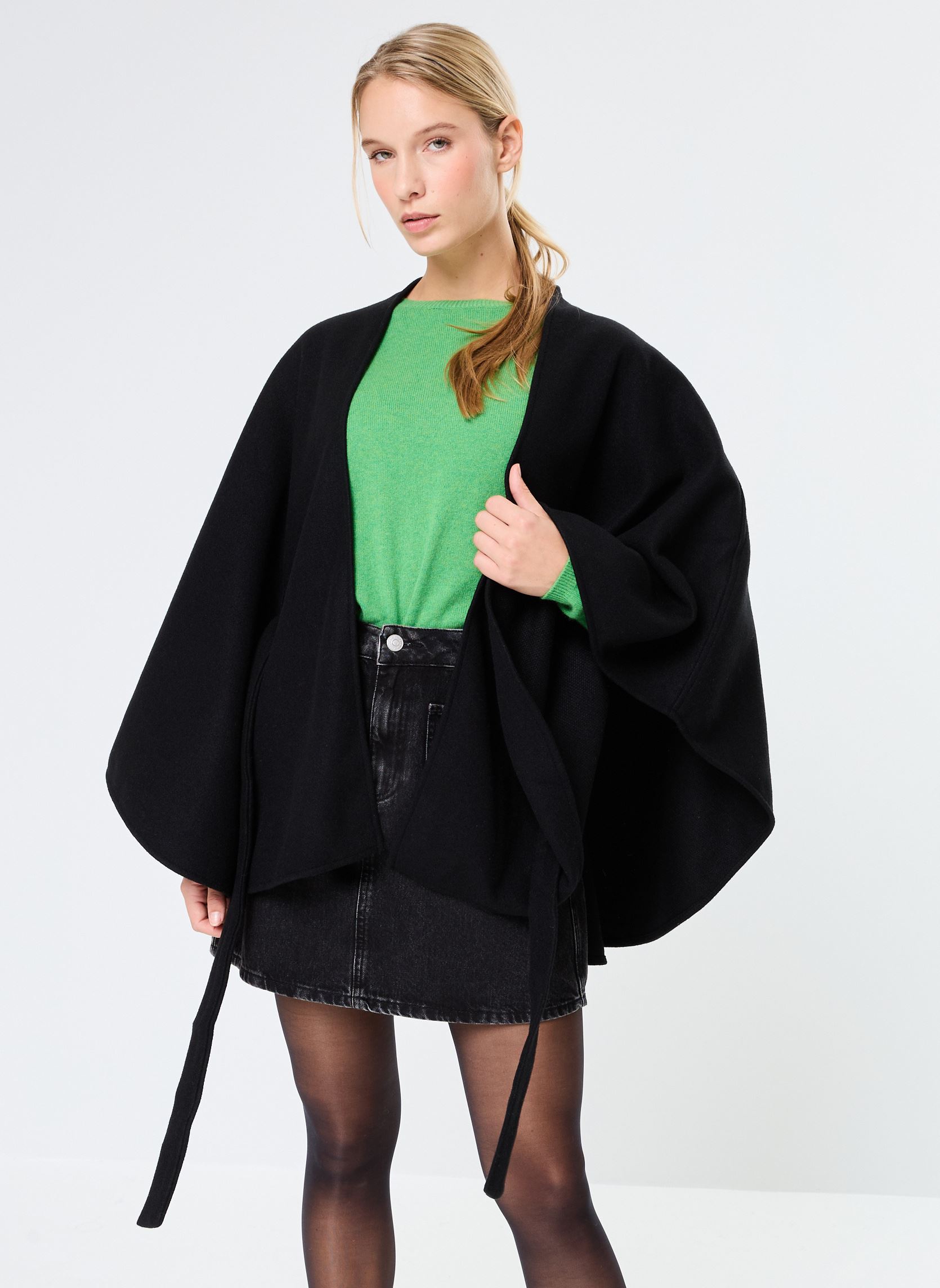 Cape ceinturée femme - vue 4