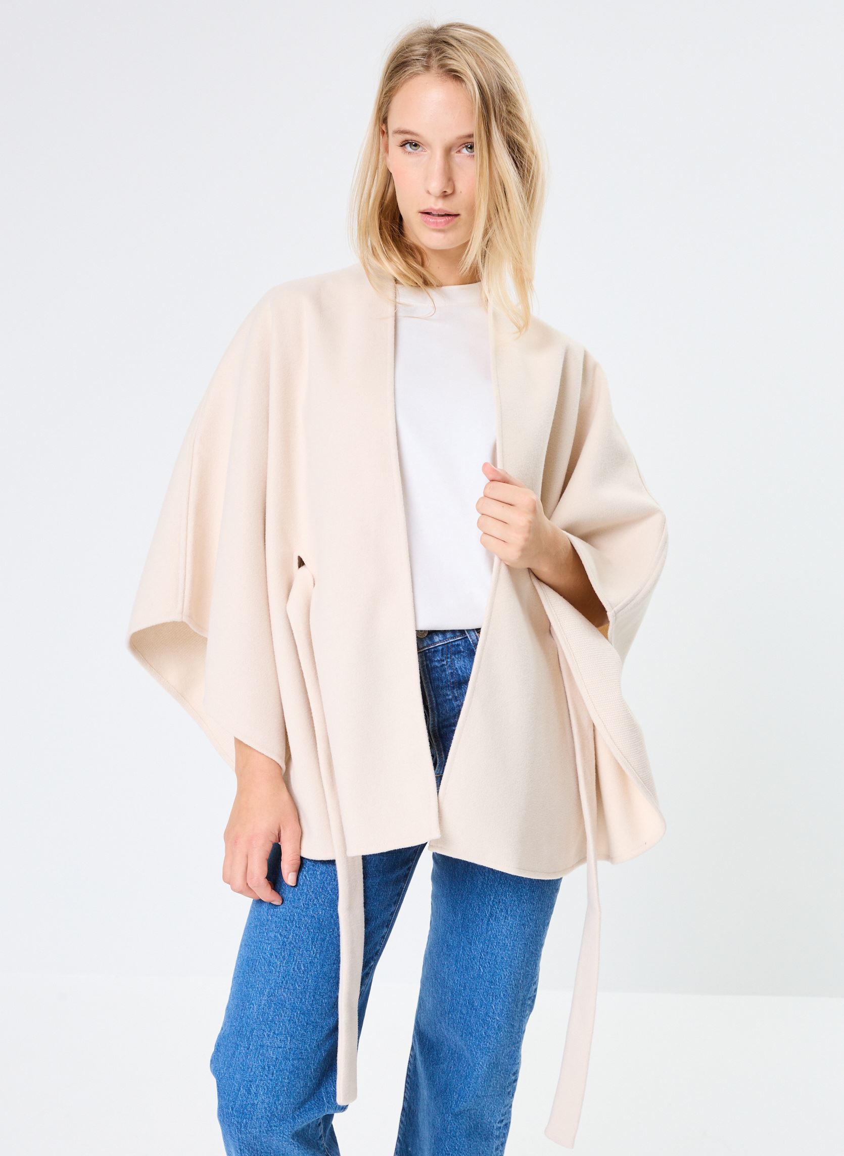 Cape ceinturée femme - vue 3