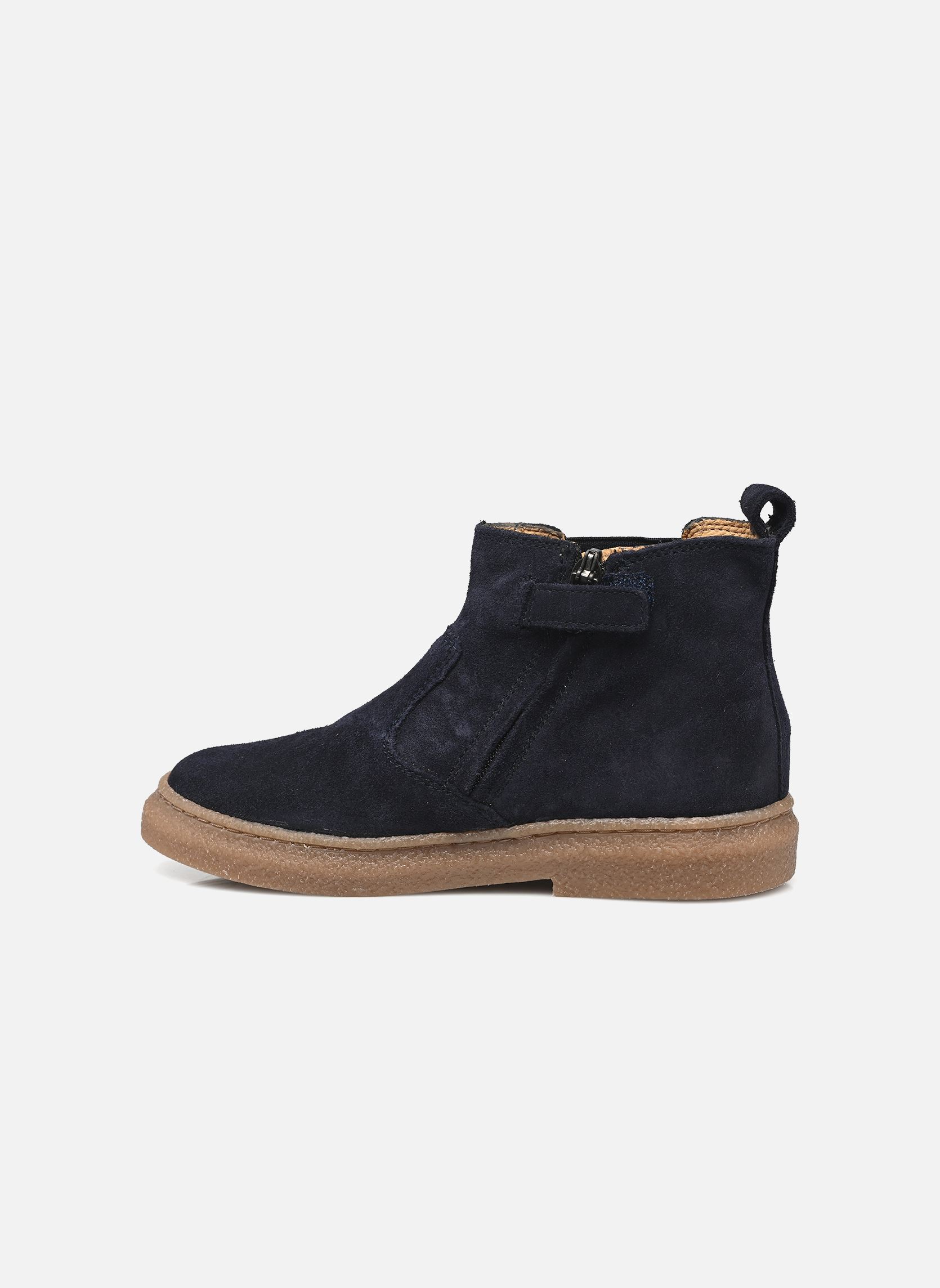 Bottines TRIX JOD BROD BACK fille bleu Pom d Api Bottines TRIX JOD BROD BACK fille bleu MARINE