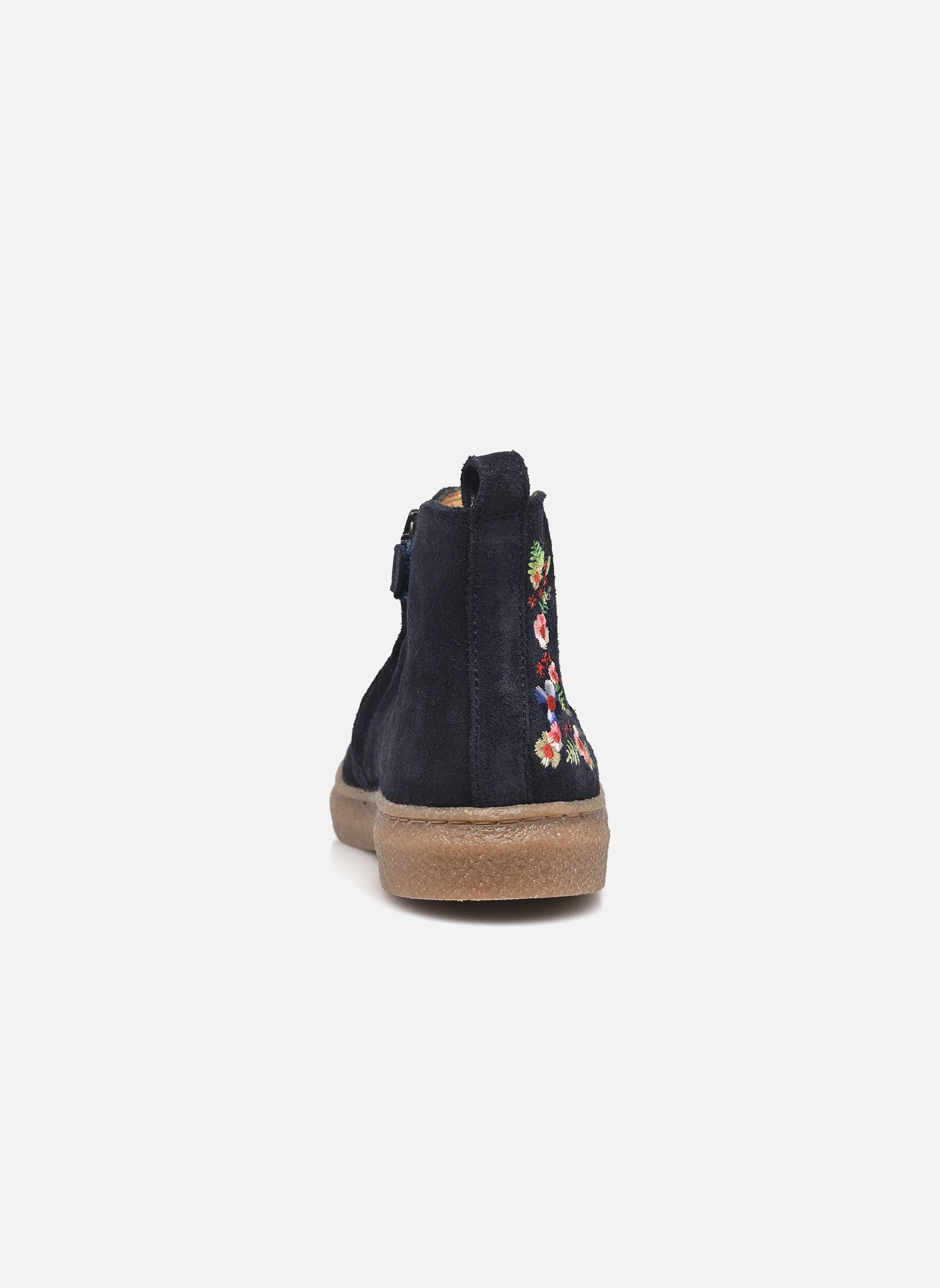 Bottines TRIX JOD BROD BACK fille bleu Pom d Api Bottines TRIX JOD BROD BACK fille bleu MARINE