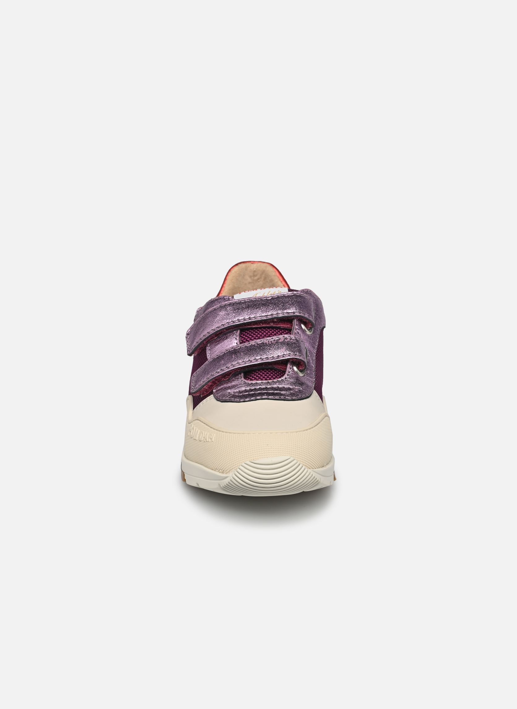 Sneakers POUSS RACE BUMP meisjes paars Pom d Api Sneakers POUSS RACE BUMP meisjes paars VIOLET-OFF WHITE