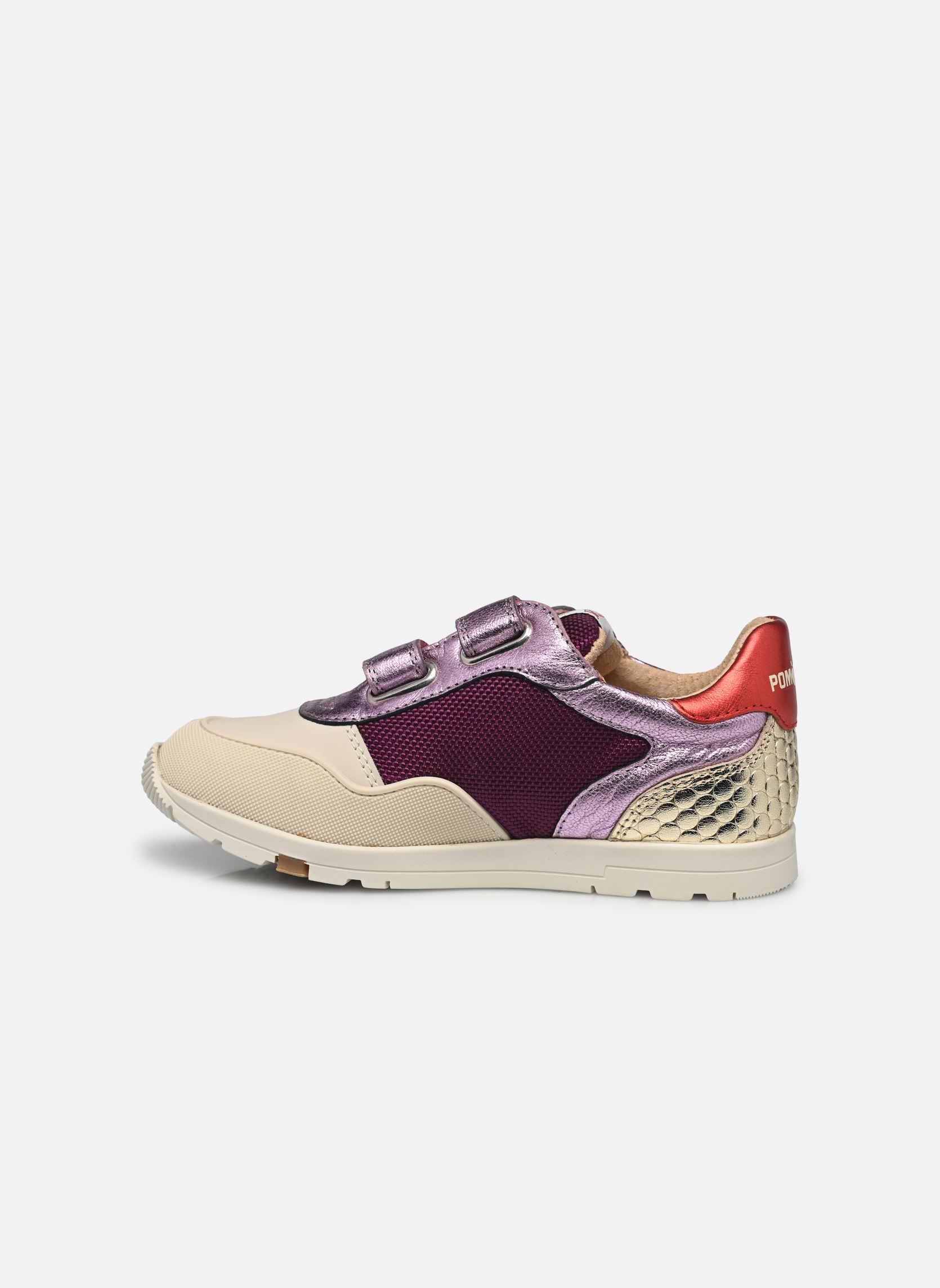 Sneakers POUSS RACE BUMP meisjes paars Pom d Api Sneakers POUSS RACE BUMP meisjes paars VIOLET-OFF WHITE