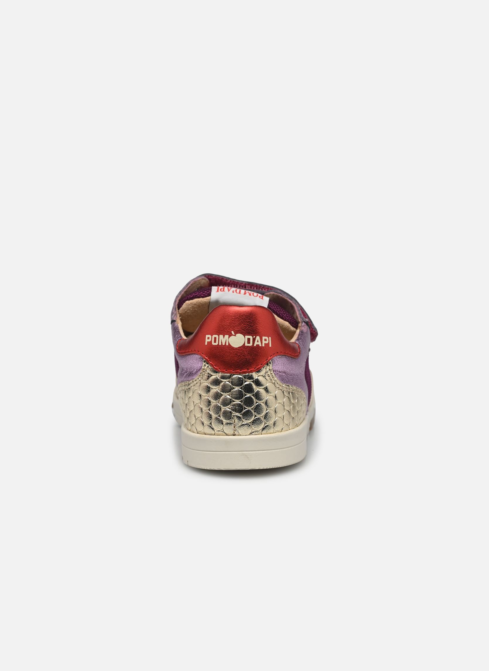 Sneakers POUSS RACE BUMP meisjes paars Pom d Api Sneakers POUSS RACE BUMP meisjes paars VIOLET-OFF WHITE