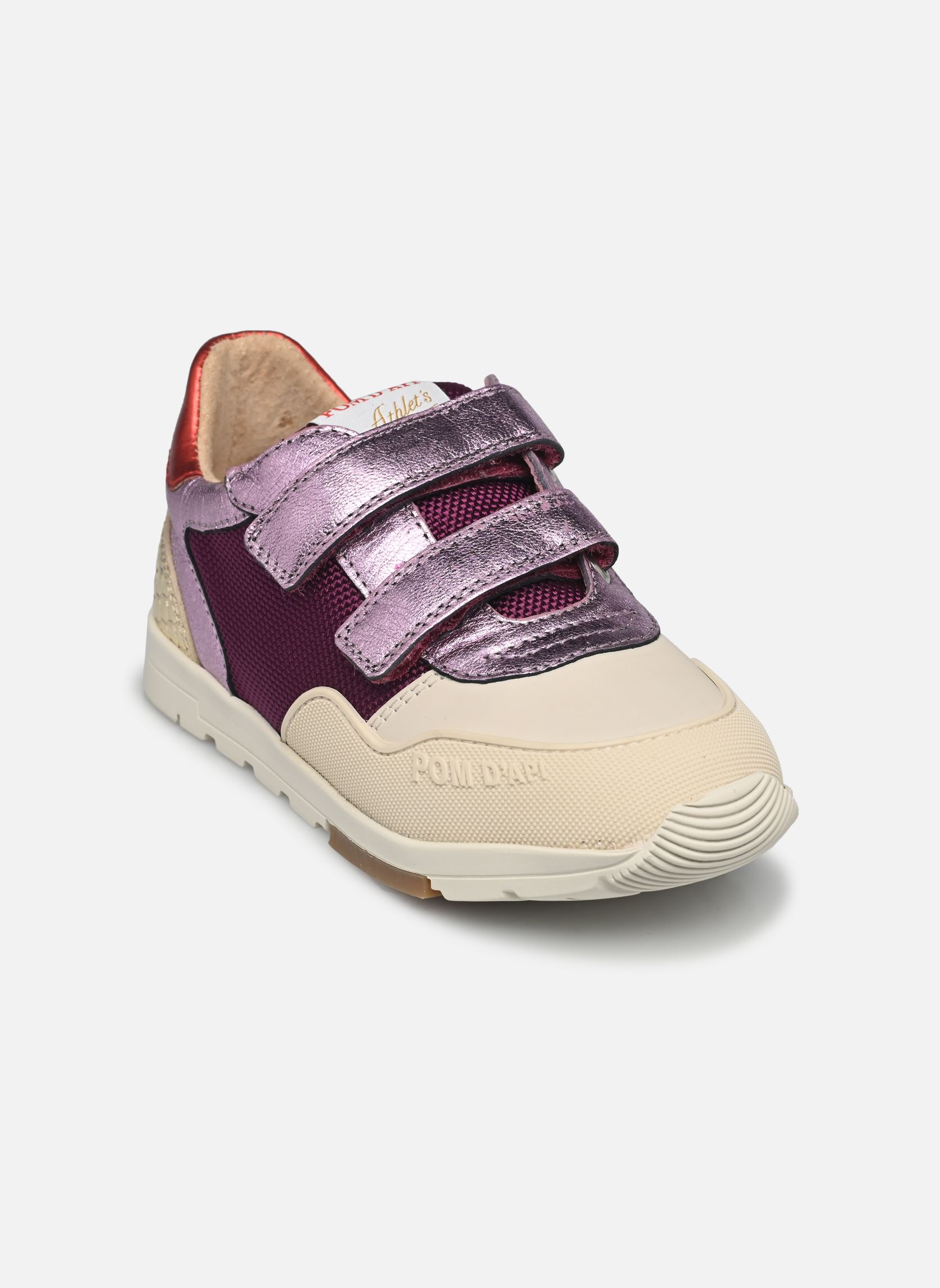 Sneakers POUSS RACE BUMP meisjes paars Pom d Api Sneakers POUSS RACE BUMP meisjes paars VIOLET-OFF WHITE