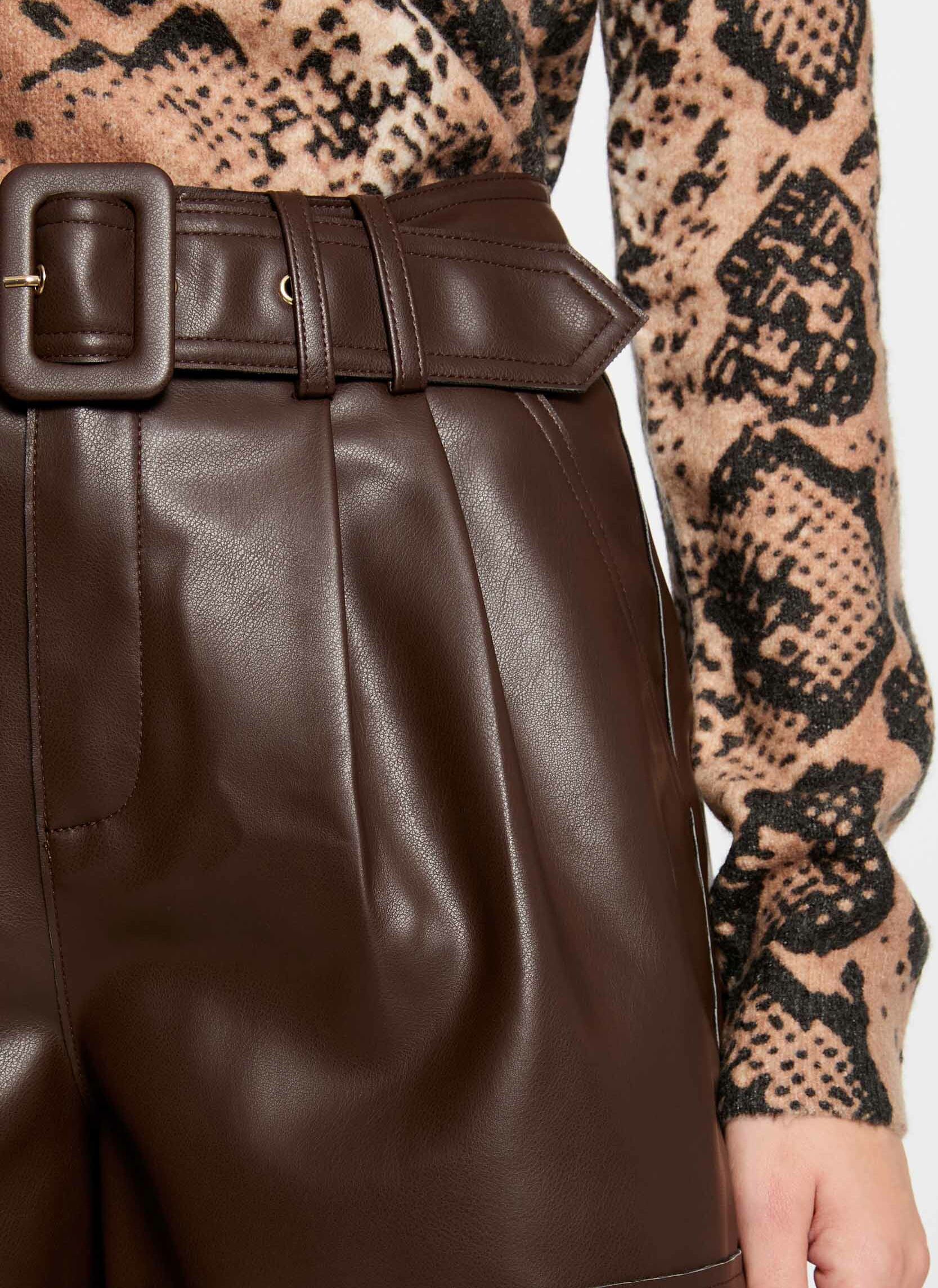 Weite Hosen 242-SHOANE damen braun Morgan Weite Hosen 242-SHOANE damen braun CHOCOLAT