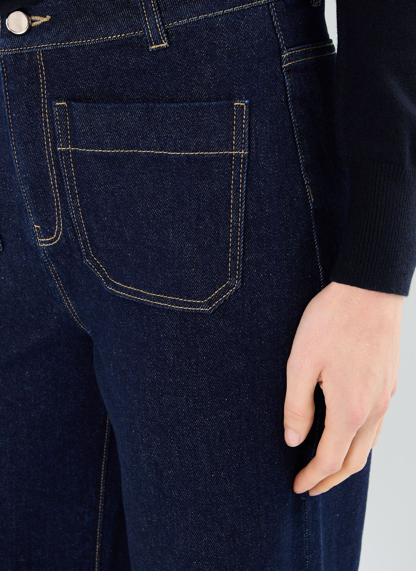 Wijde jeans / Flared Jeans PFLORENT dames blauw Georgia Rose Wijde jeans / Flared Jeans PFLORENT dames blauw JEAN BRUT