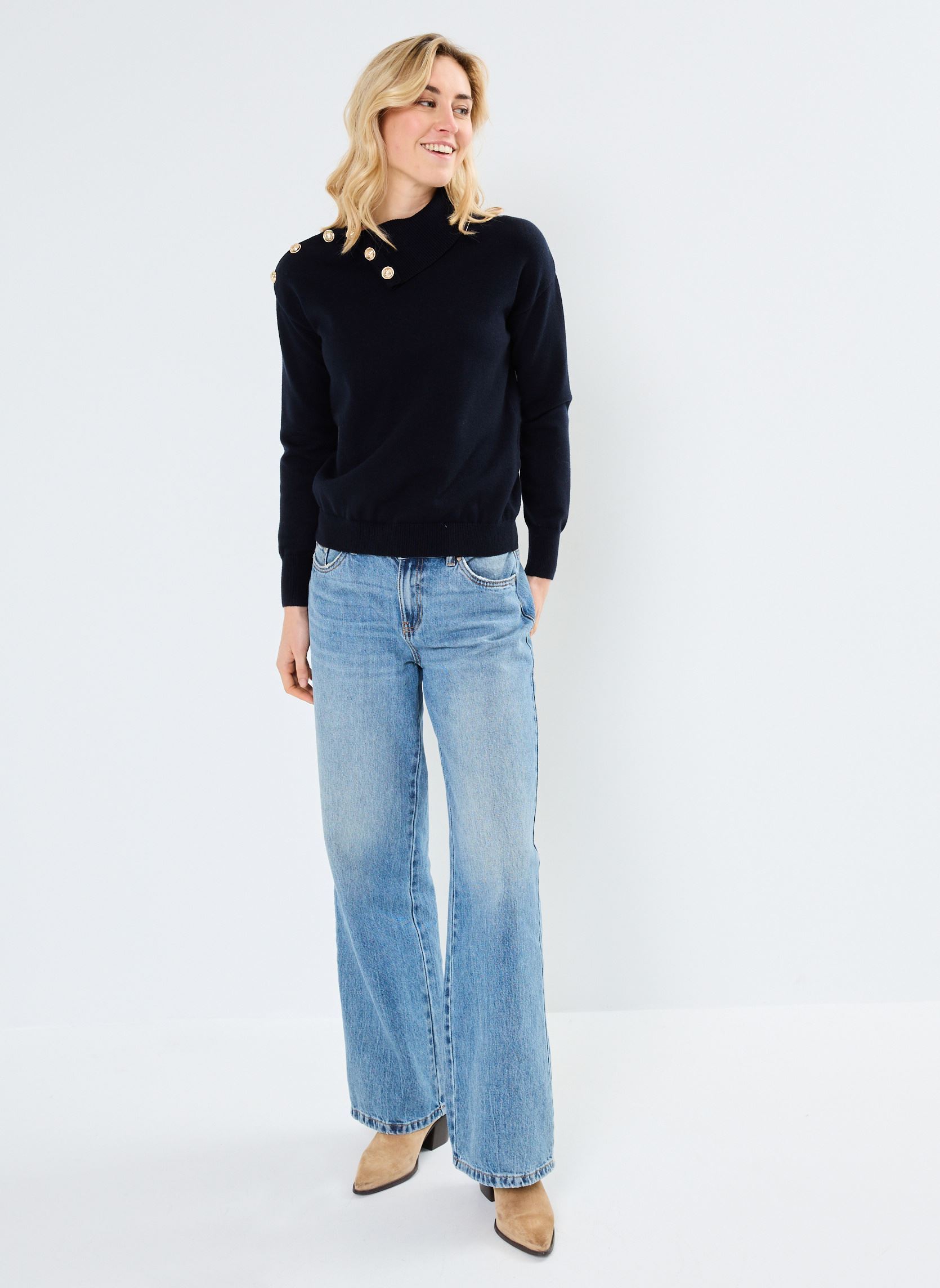Pulls MARINI femme bleu Georgia Rose Pulls MARINI femme bleu MARINE