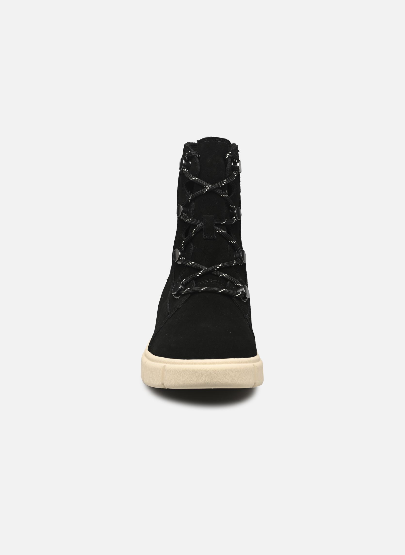 Bottines fourrées SOREL EXPLORER III JOAN WATERPROOF femme noir Sorel Bottines fourrées SOREL EXPLORER III JOAN WATERPROOF femme noir Black, Chalk