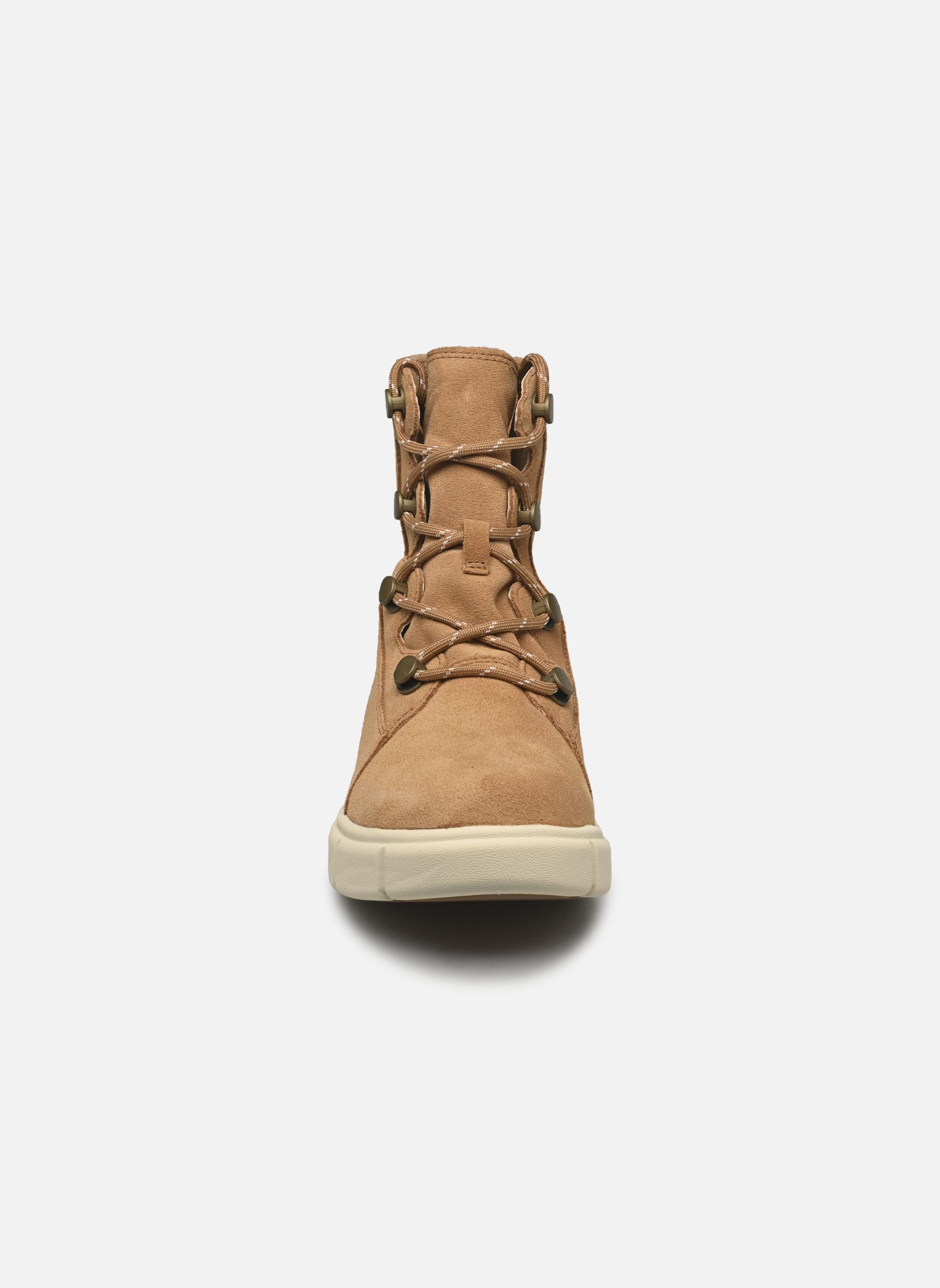 Stivaletti foderati SOREL EXPLORER III JOAN WATERPROOF donna marrone Sorel Stivaletti foderati SOREL EXPLORER III JOAN WATERPROOF donna marrone Tawny Buff, Chalk