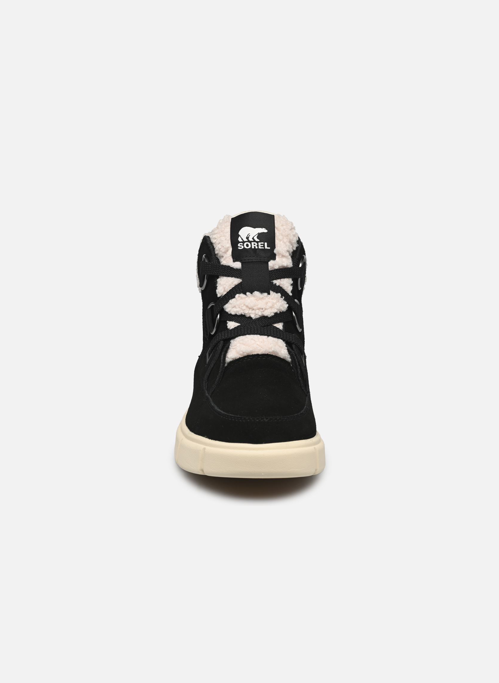 Bottines fourrées SOREL EXPLORER III NW LACE WATERPROOF femme noir Sorel Bottines fourrées SOREL EXPLORER III NW LACE WATERPROOF femme noir Black, Sea Salt