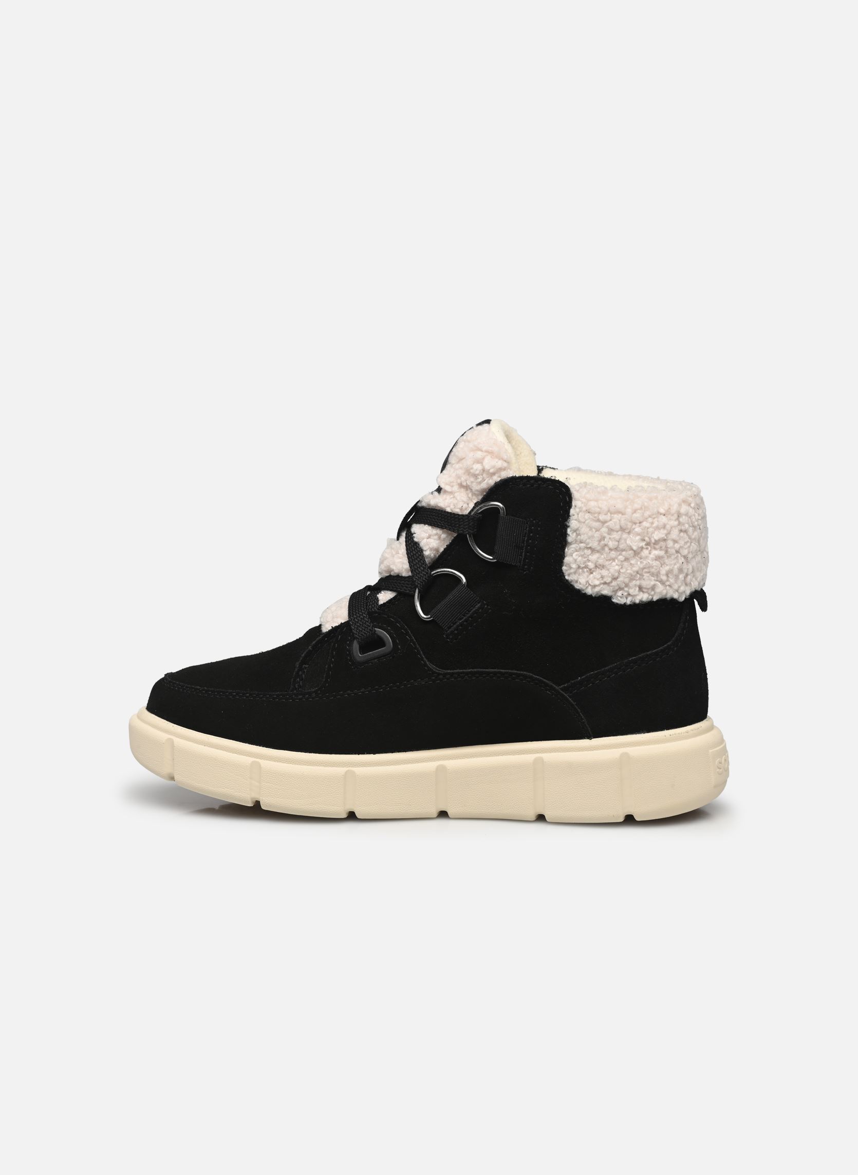 Bottines fourrées SOREL EXPLORER III NW LACE WATERPROOF femme noir Sorel Bottines fourrées SOREL EXPLORER III NW LACE WATERPROOF femme noir Black, Sea Salt
