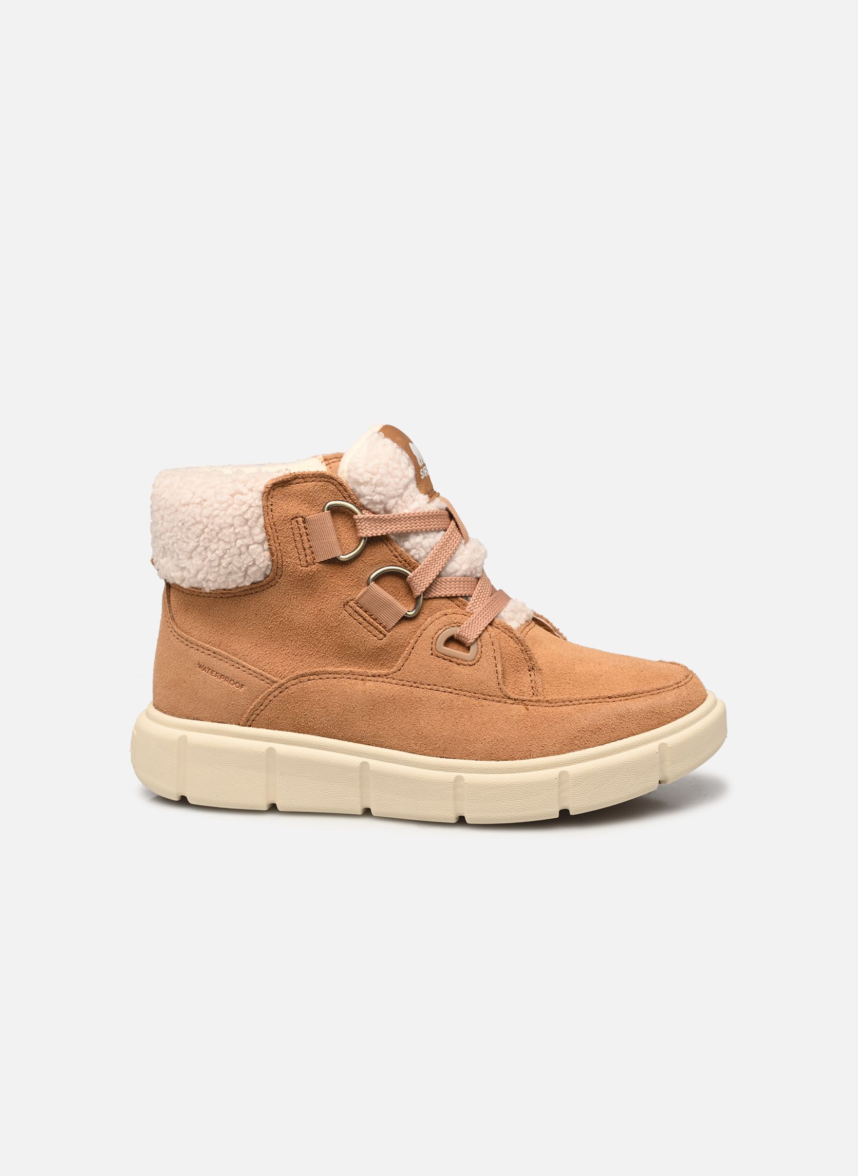 Stivaletti foderati SOREL EXPLORER III NW LACE WATERPROOF donna marrone Sorel Stivaletti foderati SOREL EXPLORER III NW LACE WATERPROOF donna marrone Tawny Buff, Sea Salt
