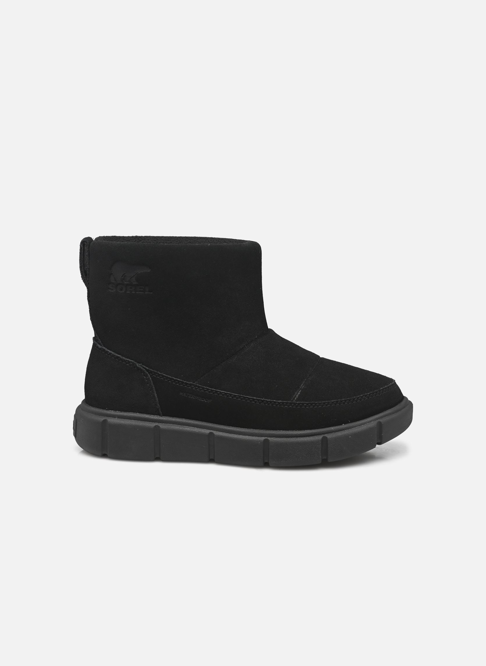 Bottines fourrées SOREL EXPLORER III SLIP-ON WATERPROOF femme noir Sorel Bottines fourrées SOREL EXPLORER III SLIP-ON WATERPROOF femme noir Black, Sea Salt