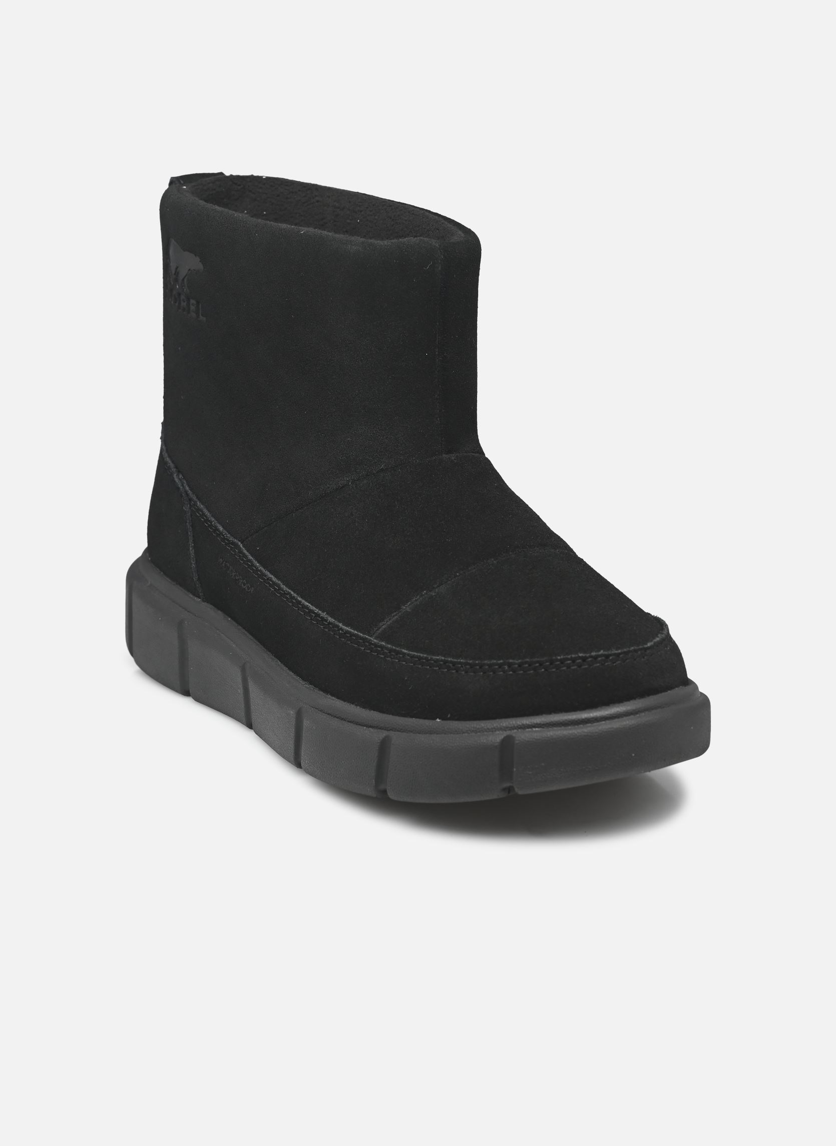Bottines fourrées SOREL EXPLORER III SLIP-ON WATERPROOF femme noir Sorel Bottines fourrées SOREL EXPLORER III SLIP-ON WATERPROOF femme noir Black, Sea Salt
