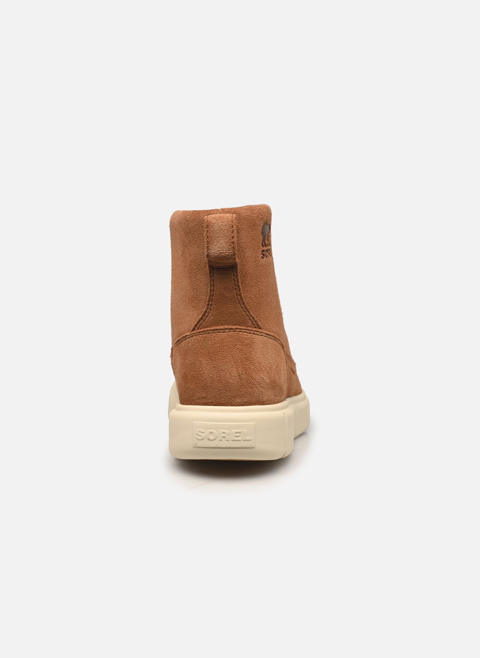 Bottines fourrées SOREL EXPLORER III SLIP-ON WATERPROOF femme marron Sorel Bottines fourrées SOREL EXPLORER III SLIP-ON WATERPROOF femme marron Velvet Tan, Chalk