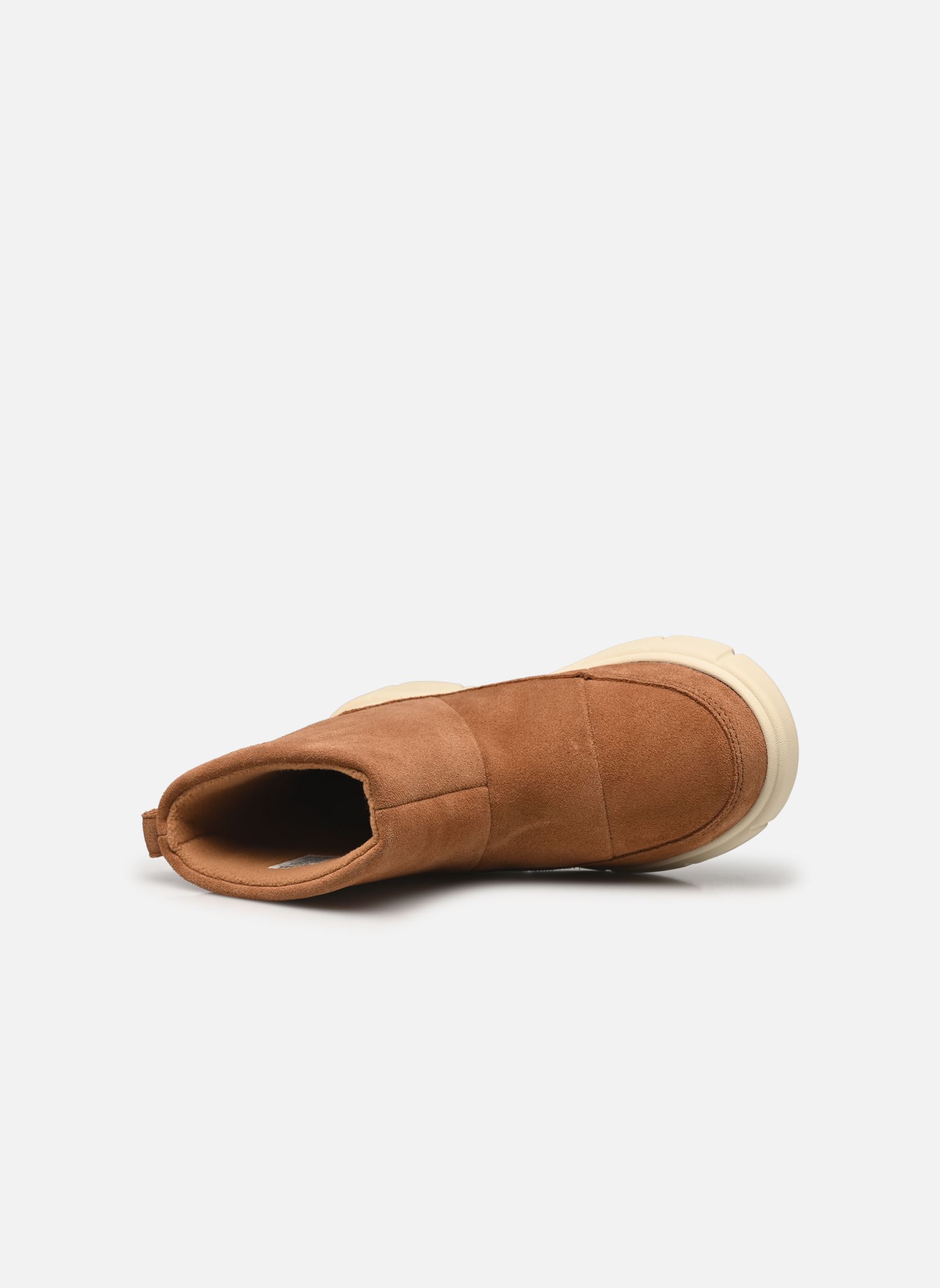 Bottines fourrées SOREL EXPLORER III SLIP-ON WATERPROOF femme marron Sorel Bottines fourrées SOREL EXPLORER III SLIP-ON WATERPROOF femme marron Velvet Tan, Chalk