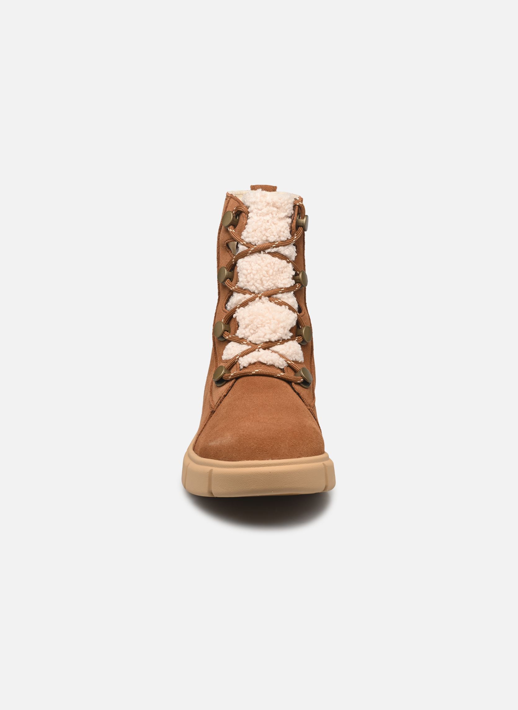 Gefütterte Stiefeletten SOREL EXPLORER III JOAN COZY WATERPROOF damen braun Sorel Gefütterte Stiefeletten SOREL EXPLORER III JOAN COZY WATERPROOF damen braun VELVET TAN, CANOE