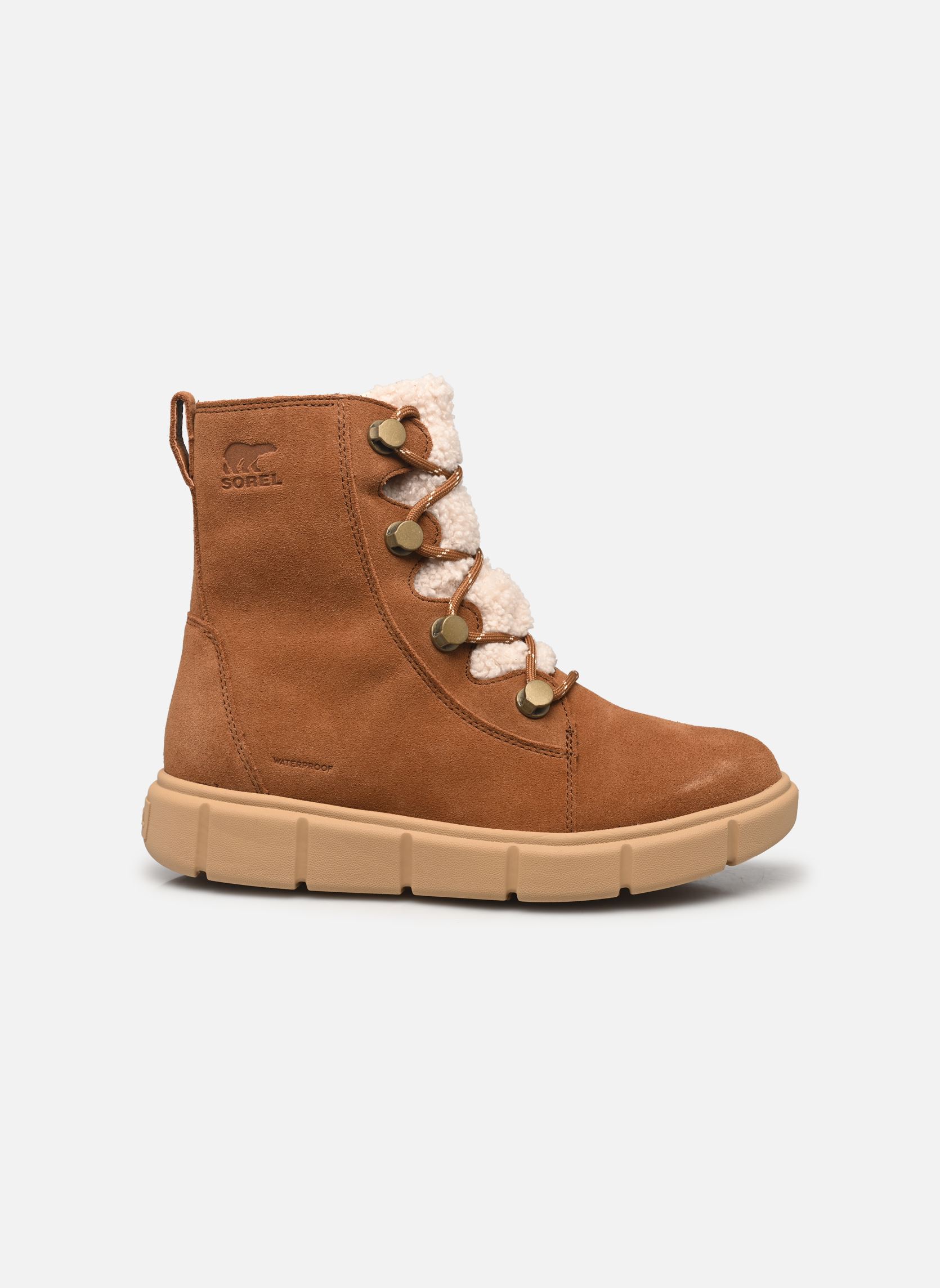 Gefütterte Stiefeletten SOREL EXPLORER III JOAN COZY WATERPROOF damen braun Sorel Gefütterte Stiefeletten SOREL EXPLORER III JOAN COZY WATERPROOF damen braun VELVET TAN, CANOE
