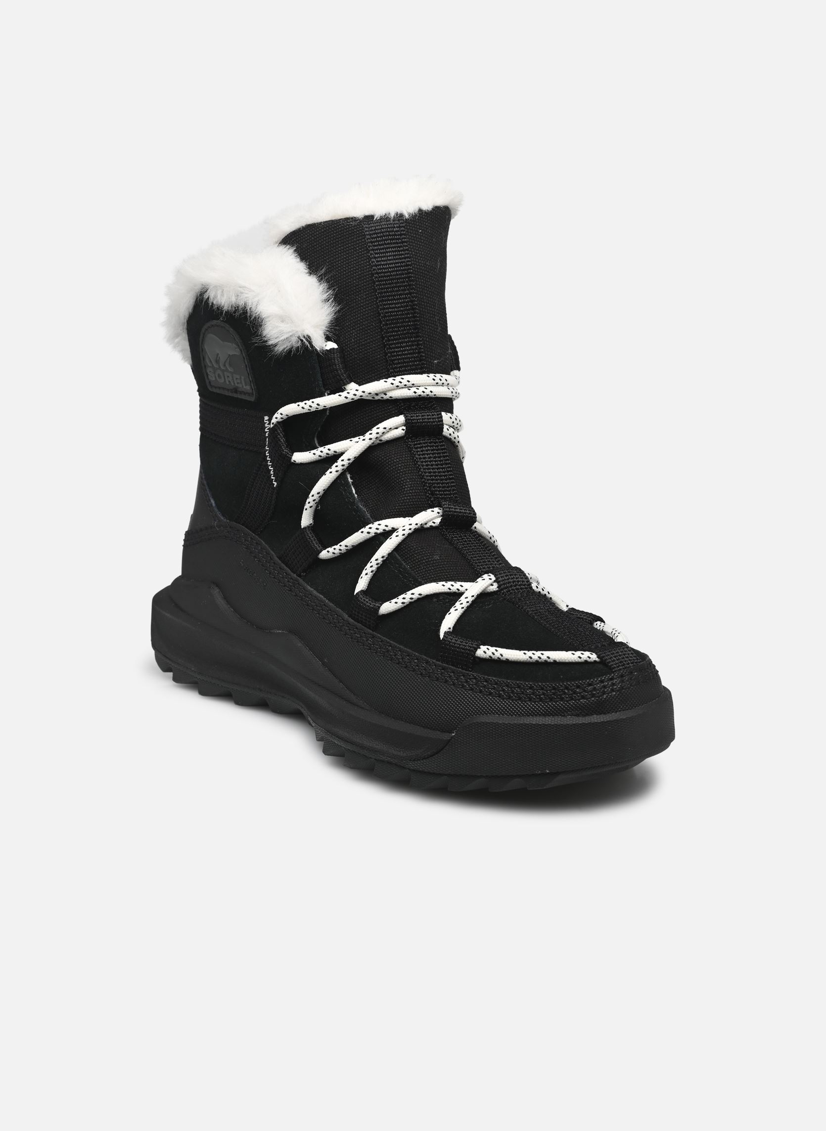 Bottines fourrées ONA RMX GLACY PLUS WATERPROOF femme noir Sorel Bottines fourrées ONA RMX GLACY PLUS WATERPROOF femme noir Black, Sea Salt