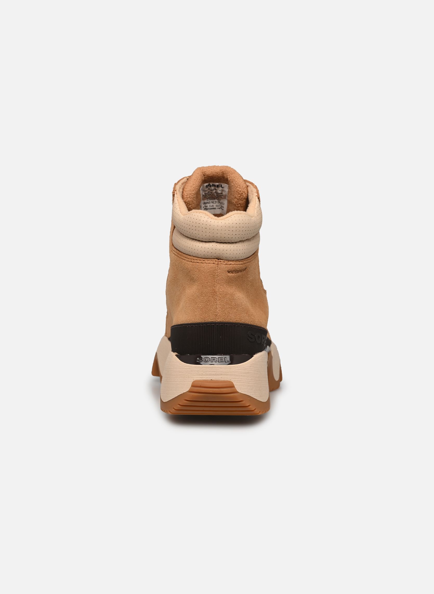 Hoge sneakers KINETIC IMPACT CONQUEST PLUS WATERPROOF dames bruin Sorel Hoge sneakers KINETIC IMPACT CONQUEST PLUS WATERPROOF dames bruin TAWNY BUFF, CERAMIC