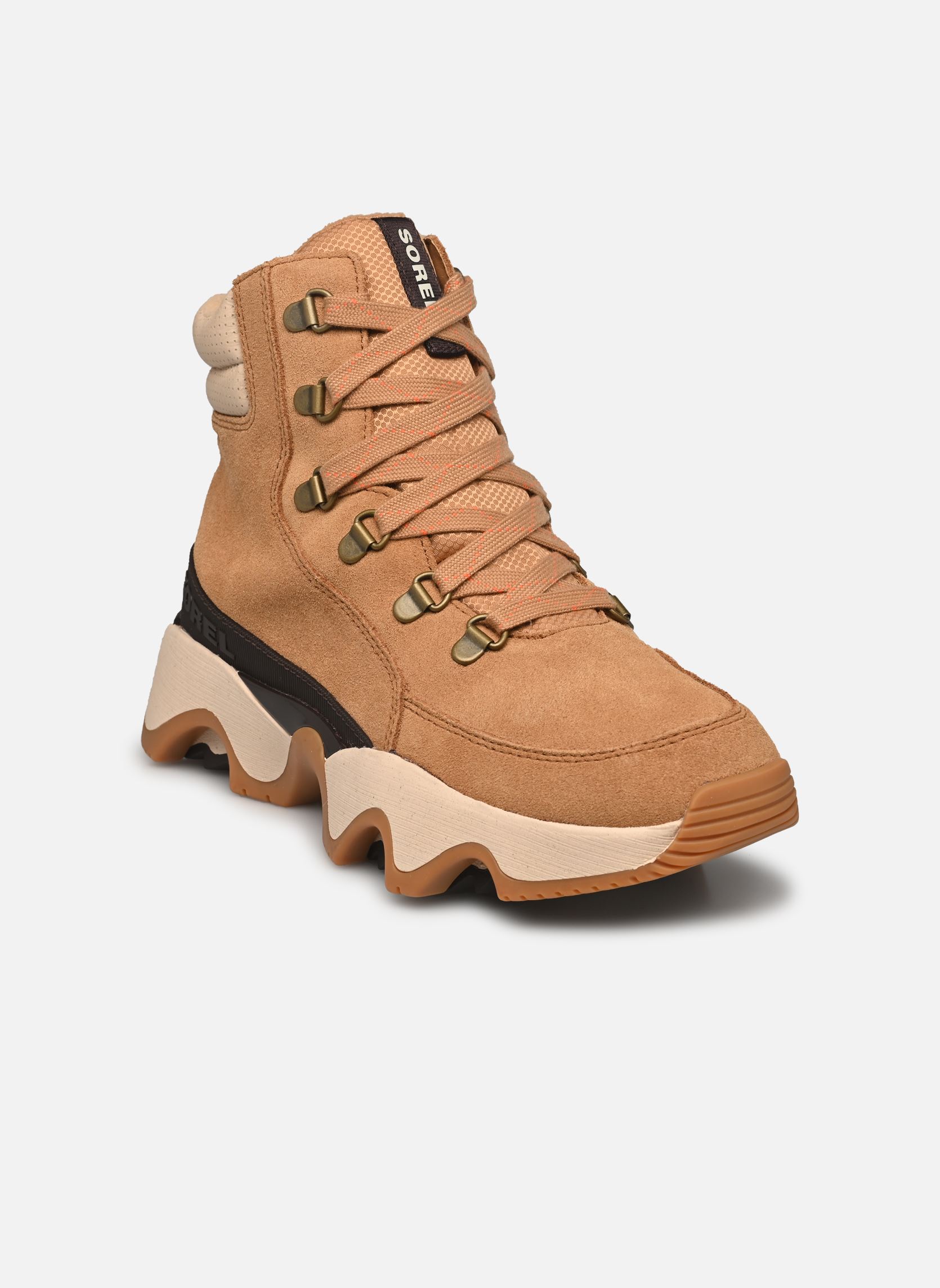 Hoge sneakers KINETIC IMPACT CONQUEST PLUS WATERPROOF dames bruin Sorel Hoge sneakers KINETIC IMPACT CONQUEST PLUS WATERPROOF dames bruin TAWNY BUFF, CERAMIC