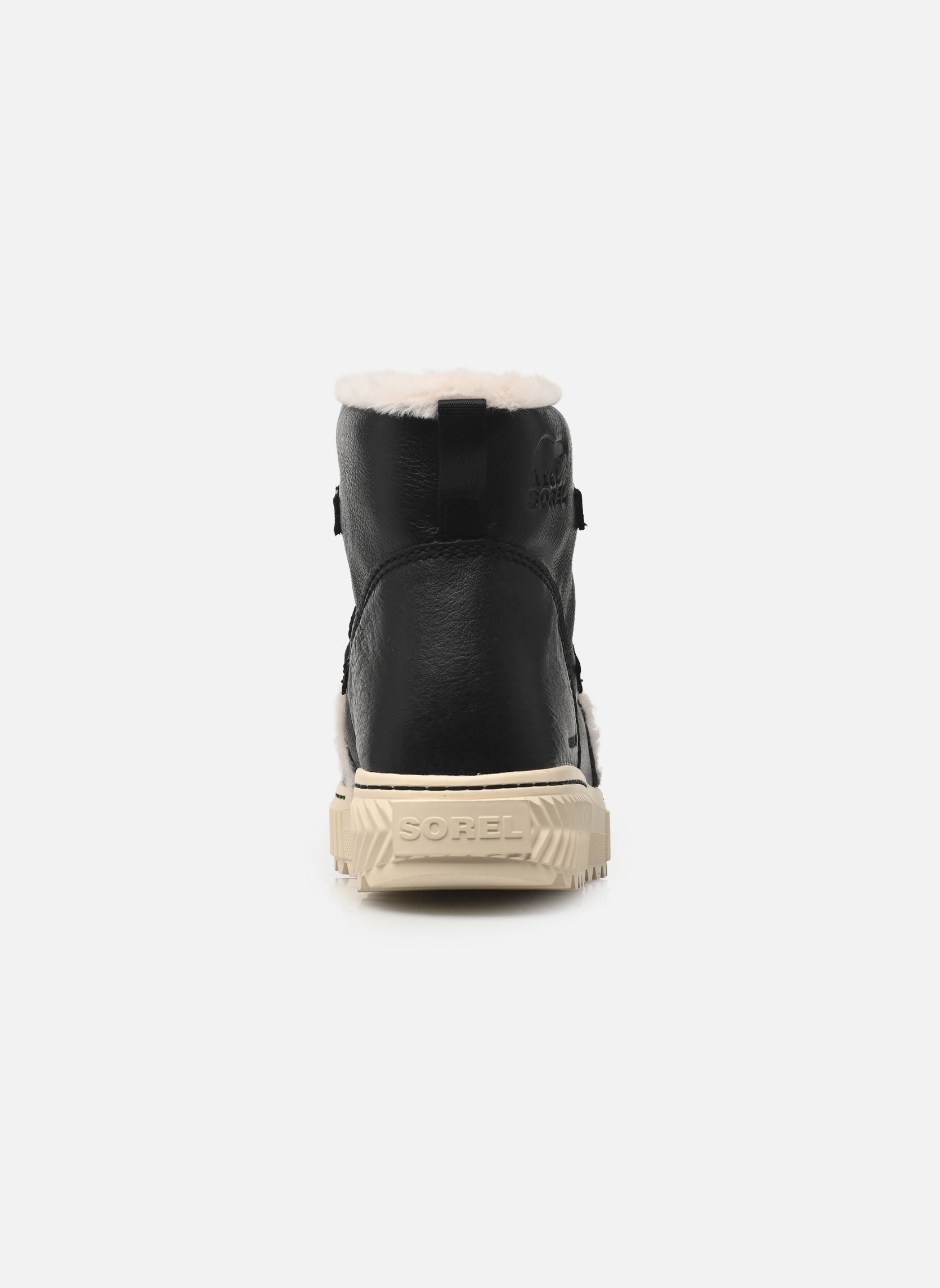 Gevoerde enkellaarsjes ONA AVE ALPINE BOOT WATERPROOF dames zwart Sorel Gevoerde enkellaarsjes ONA AVE ALPINE BOOT WATERPROOF dames zwart Black, Chalk