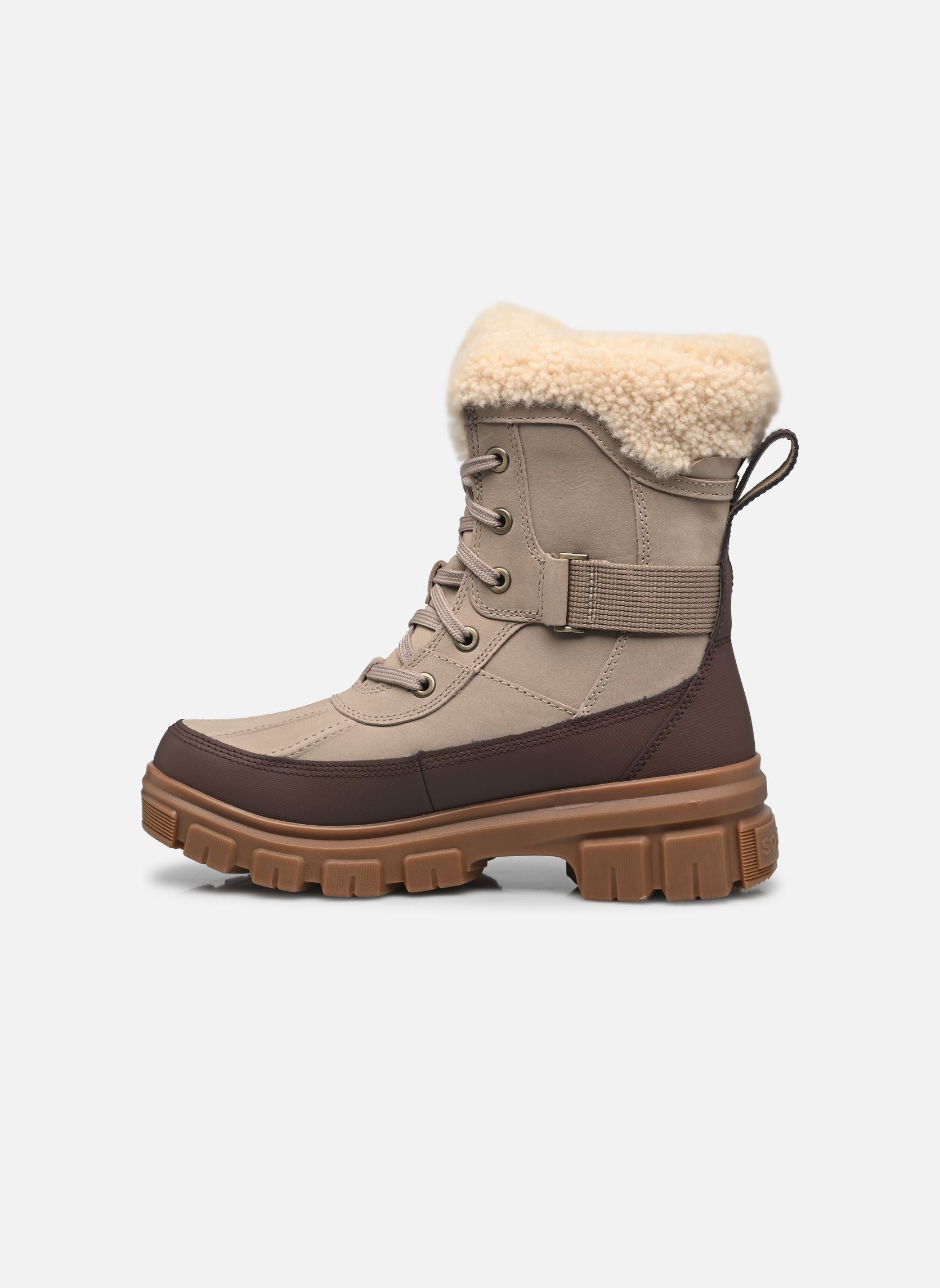 Bottes de neige TORINO V PARC WATERPROOF femme marron Sorel Bottes de neige TORINO V PARC WATERPROOF femme marron Omega Taupe, Gum 10