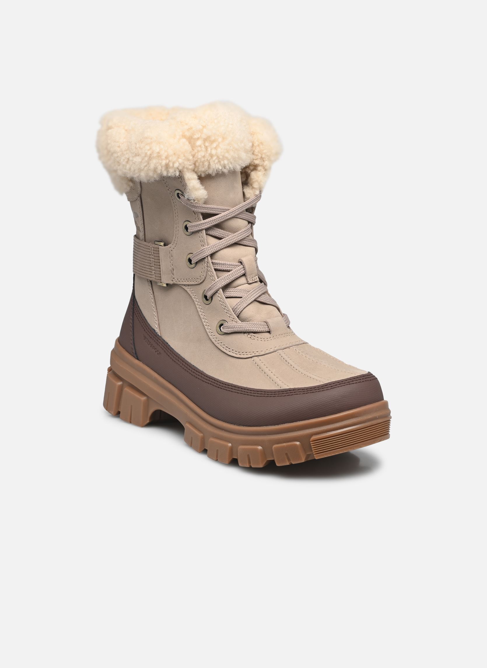 Bottes de neige TORINO V PARC WATERPROOF femme marron Sorel Bottes de neige TORINO V PARC WATERPROOF femme marron Omega Taupe, Gum 10