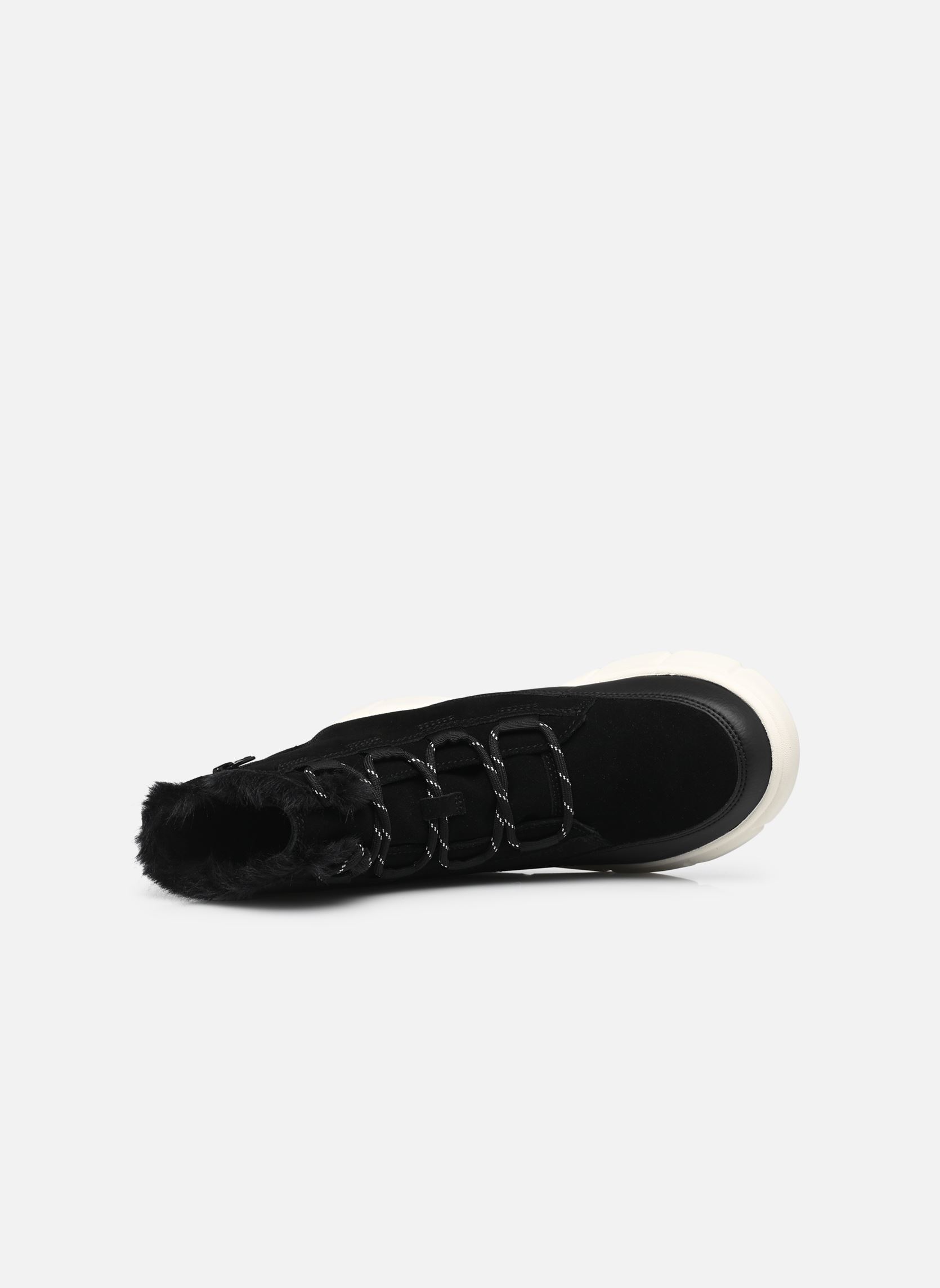 Schneestiefel YOUTH SOREL EXPLORER™ III LACE WP mädchen schwarz Sorel Schneestiefel YOUTH SOREL EXPLORER™ III LACE WP mädchen schwarz Black, Sea Salt