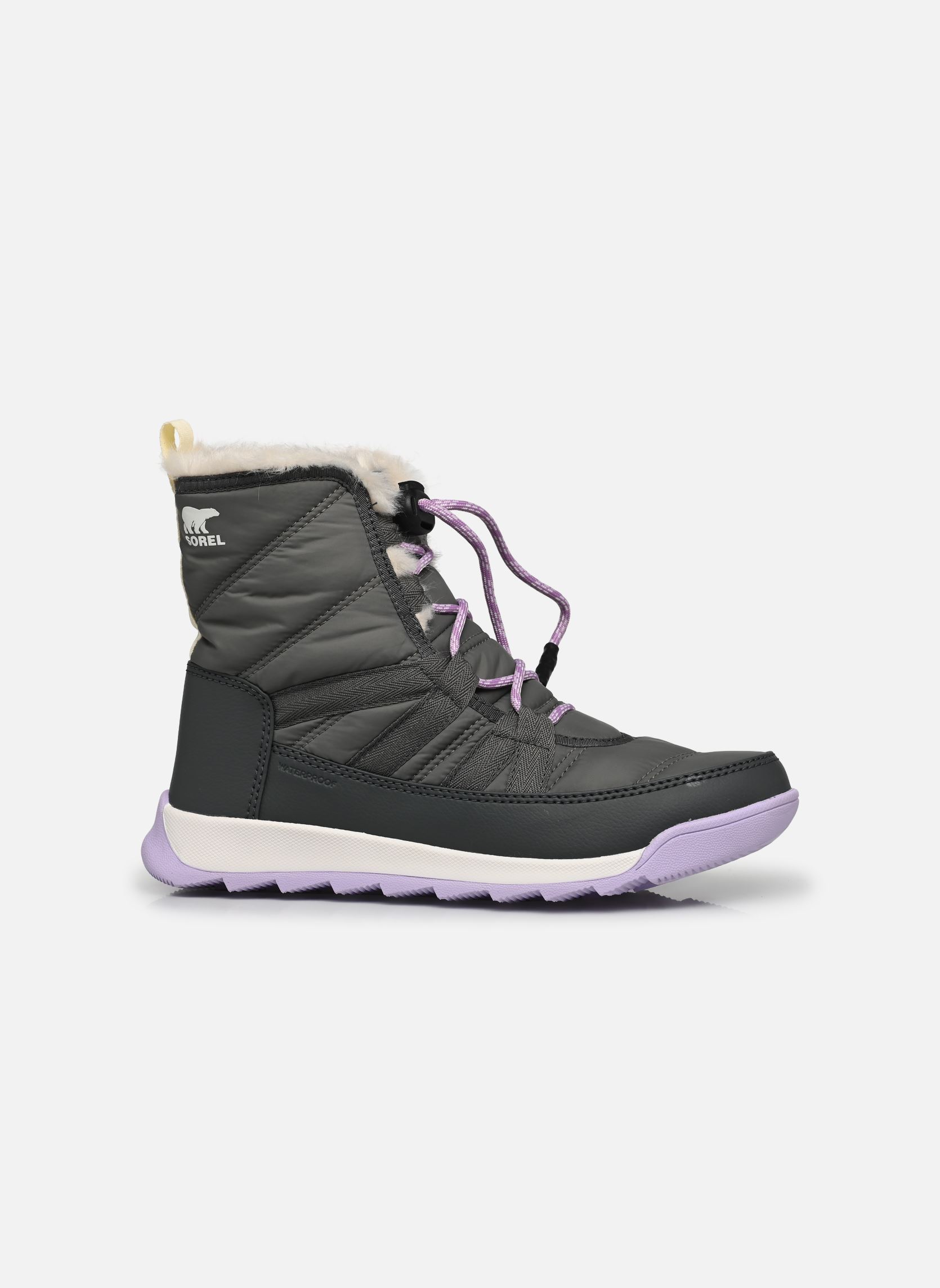 Bottes de neige YOUTH WHITNEY™ II PLUS LACE WP garçon gris Sorel Bottes de neige YOUTH WHITNEY™ II PLUS LACE WP garçon gris Quarry, Lavender Cloud