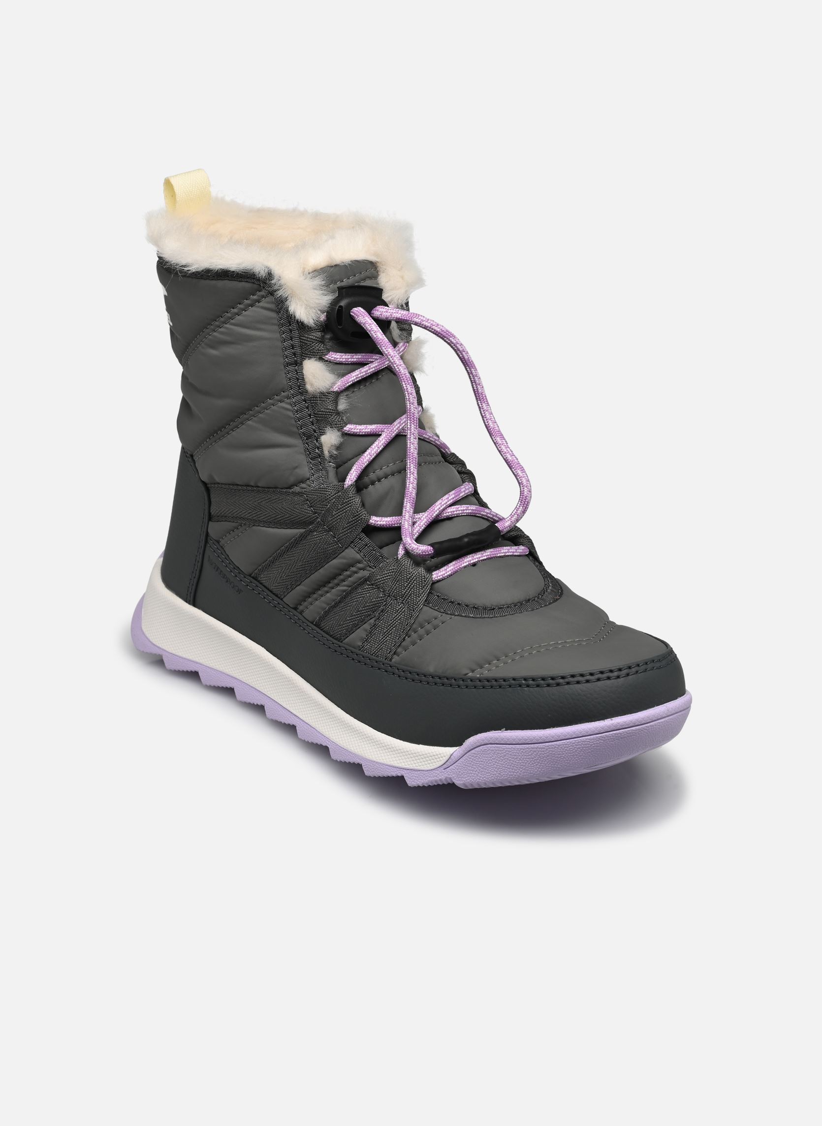 Bottes de neige YOUTH WHITNEY™ II PLUS LACE WP garçon gris Sorel Bottes de neige YOUTH WHITNEY™ II PLUS LACE WP garçon gris Quarry, Lavender Cloud