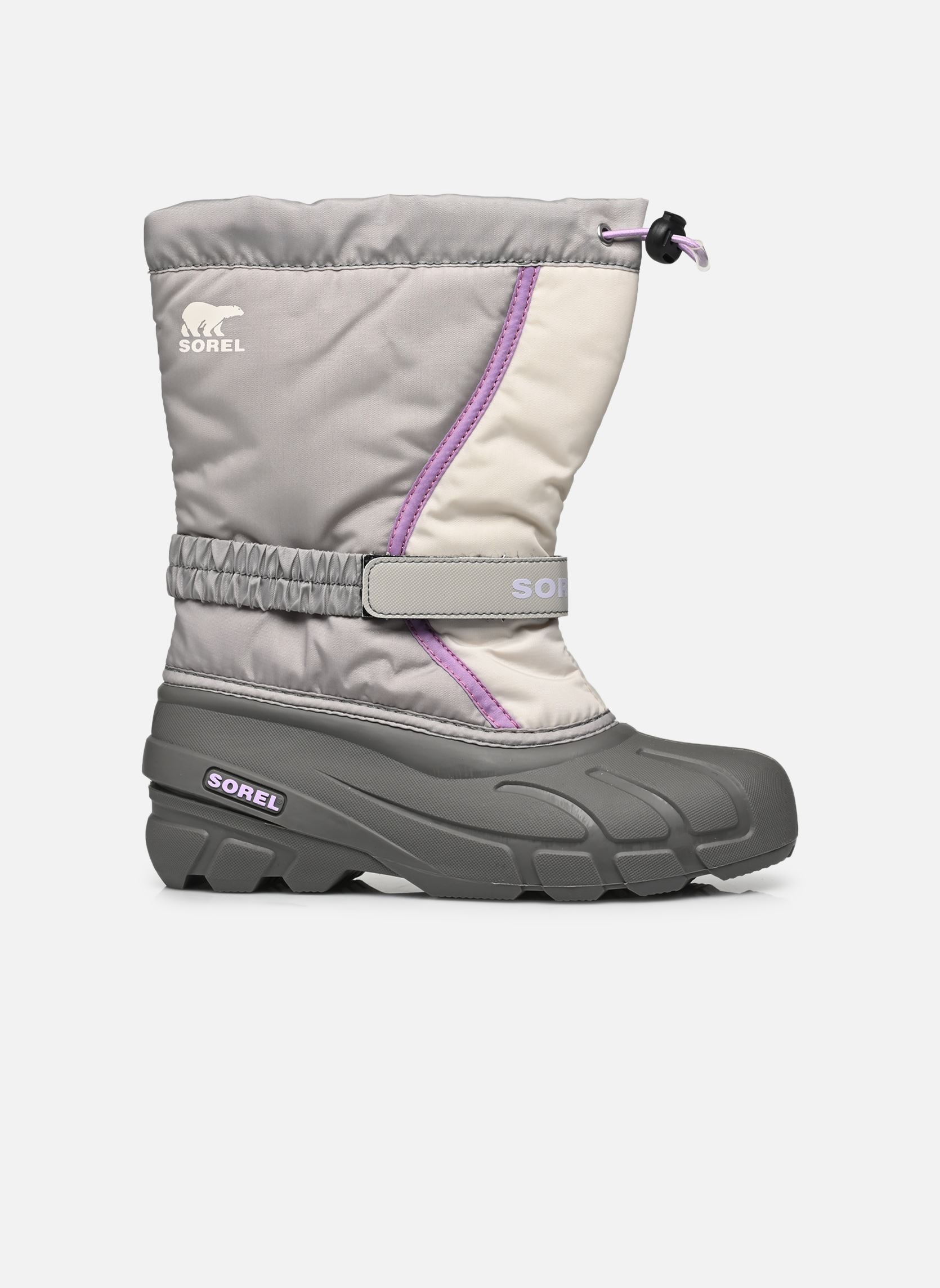 Schneestiefel YOUTH FLURRY™ BOOT mädchen grau Sorel Schneestiefel YOUTH FLURRY™ BOOT mädchen grau Dove, Euphoric Lilac