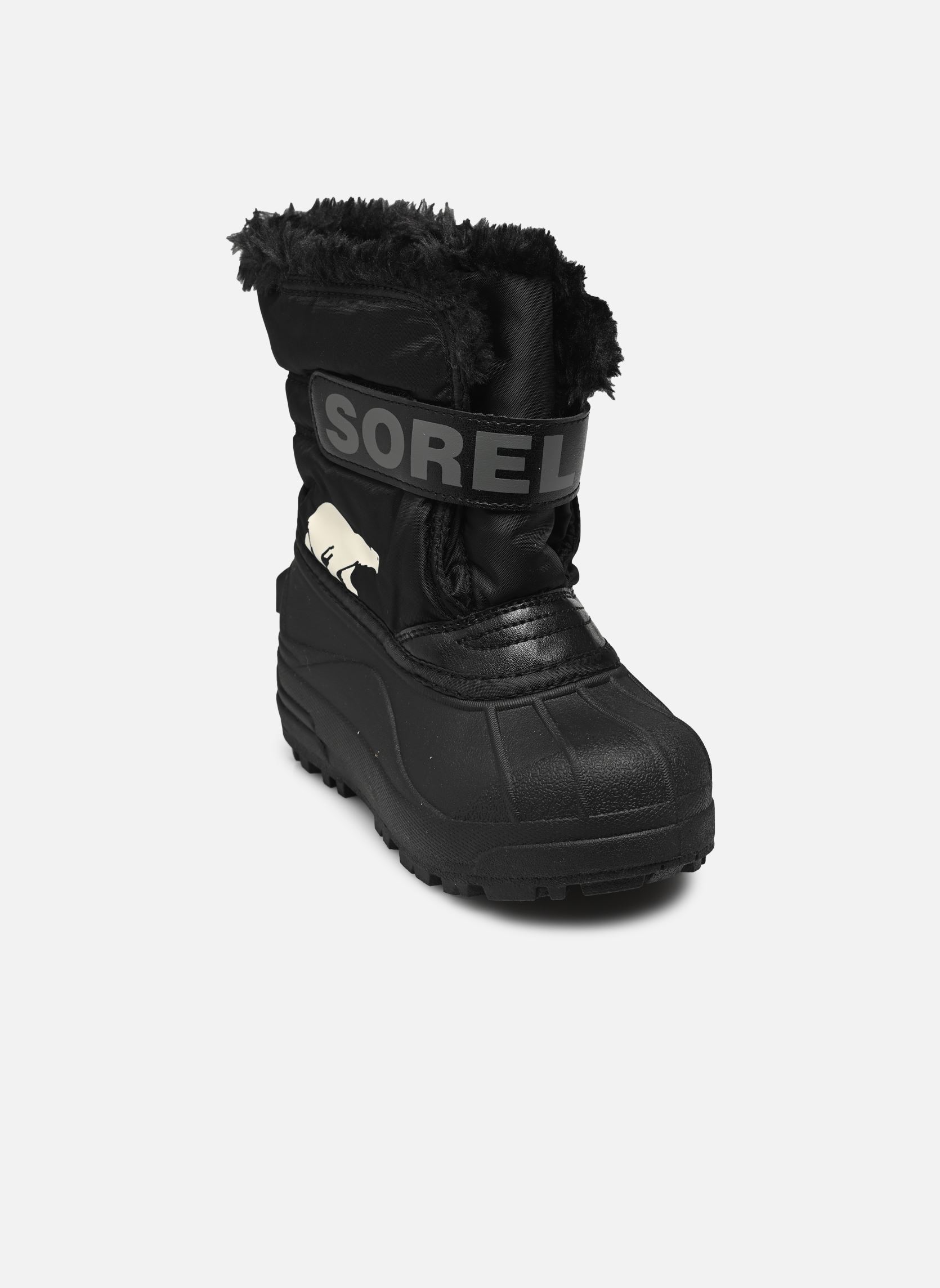 Bottes de neige CHILDRENS SNOW COMMANDER™ BOOT bleu Sorel Bottes de neige CHILDRENS SNOW COMMANDER™ BOOT bleu Black, Charcoal