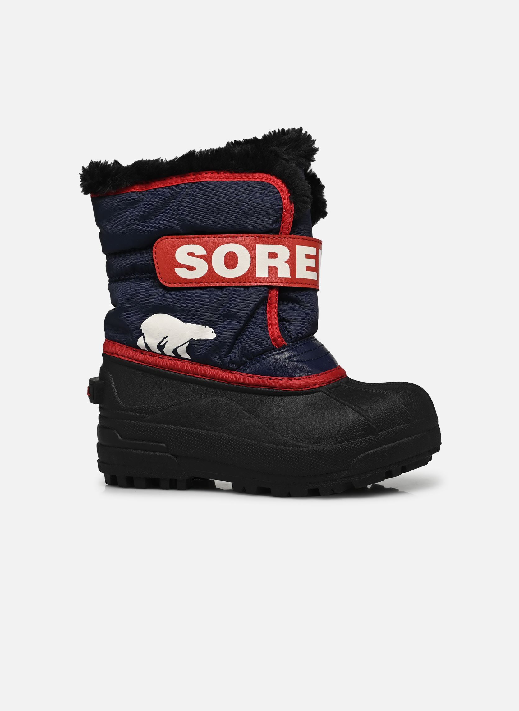 Bottes de neige CHILDRENS SNOW COMMANDER™ BOOT bleu Sorel Bottes de neige CHILDRENS SNOW COMMANDER™ BOOT bleu Nocturnal, Sail Red