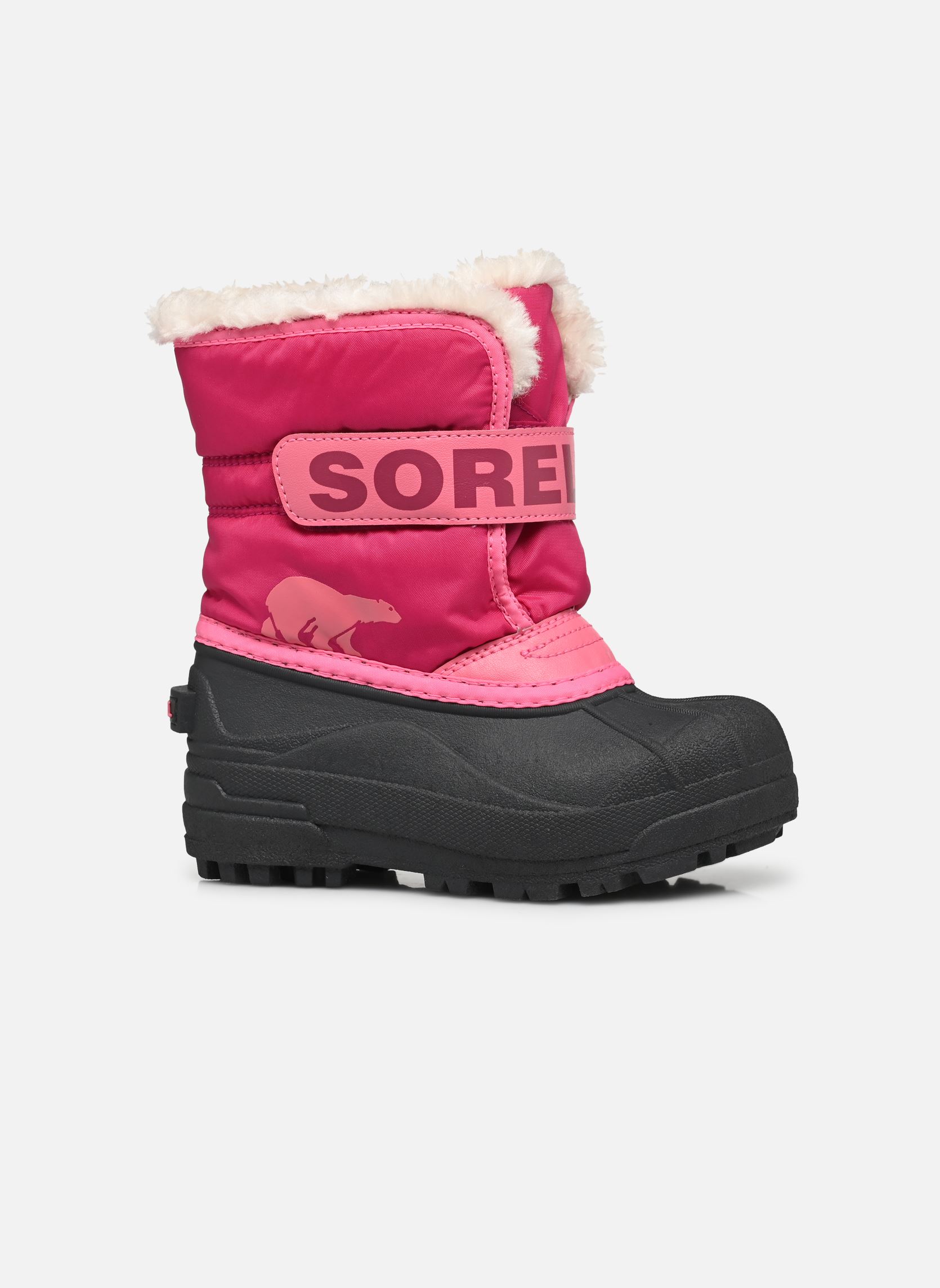 Schneestiefel CHILDRENS SNOW COMMANDER™ BOOT mädchen rot Sorel Schneestiefel CHILDRENS SNOW COMMANDER™ BOOT mädchen rot Tropic Pink, Deep Blush