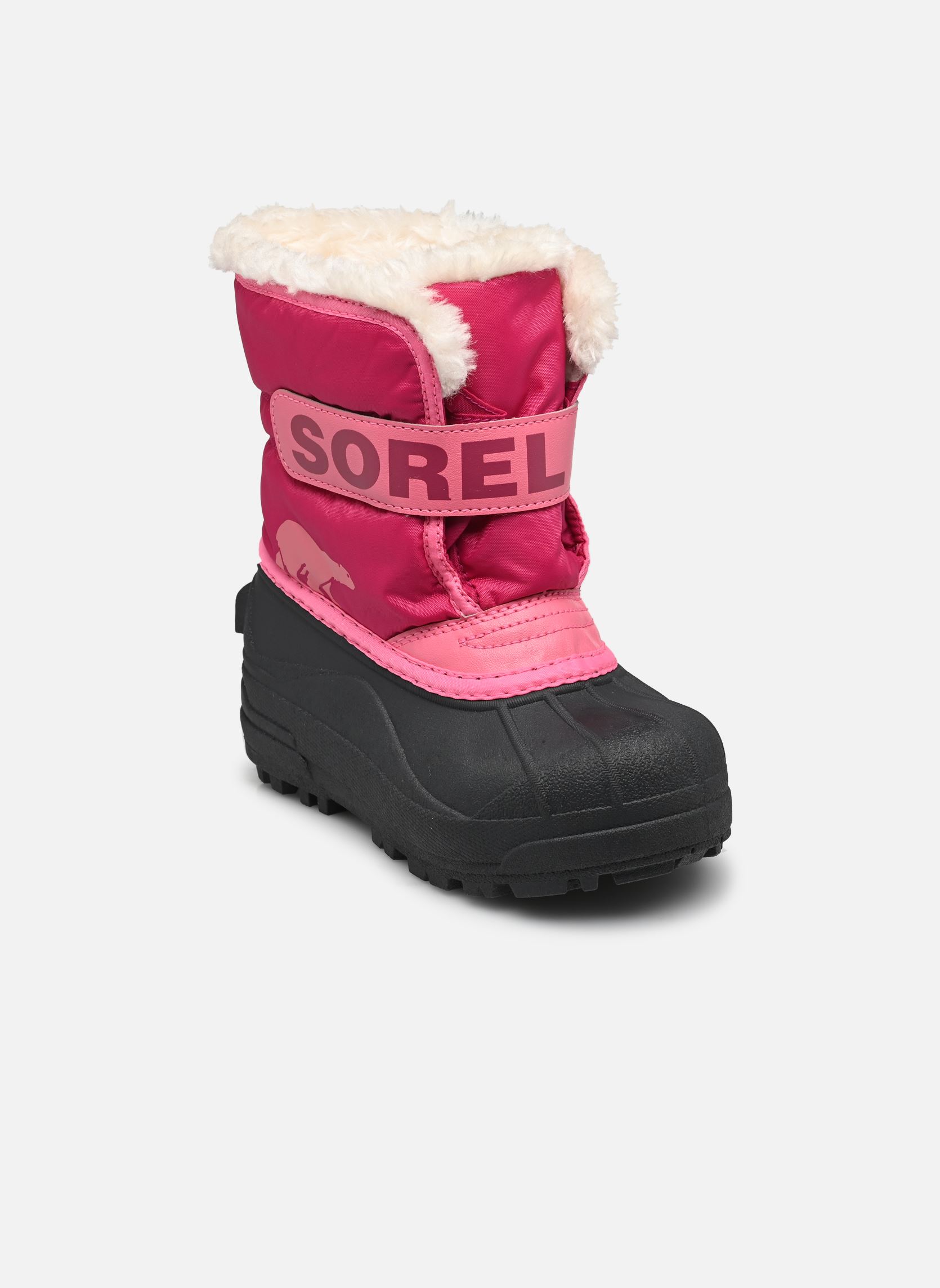 Schneestiefel CHILDRENS SNOW COMMANDER™ BOOT mädchen rot Sorel Schneestiefel CHILDRENS SNOW COMMANDER™ BOOT mädchen rot Tropic Pink, Deep Blush