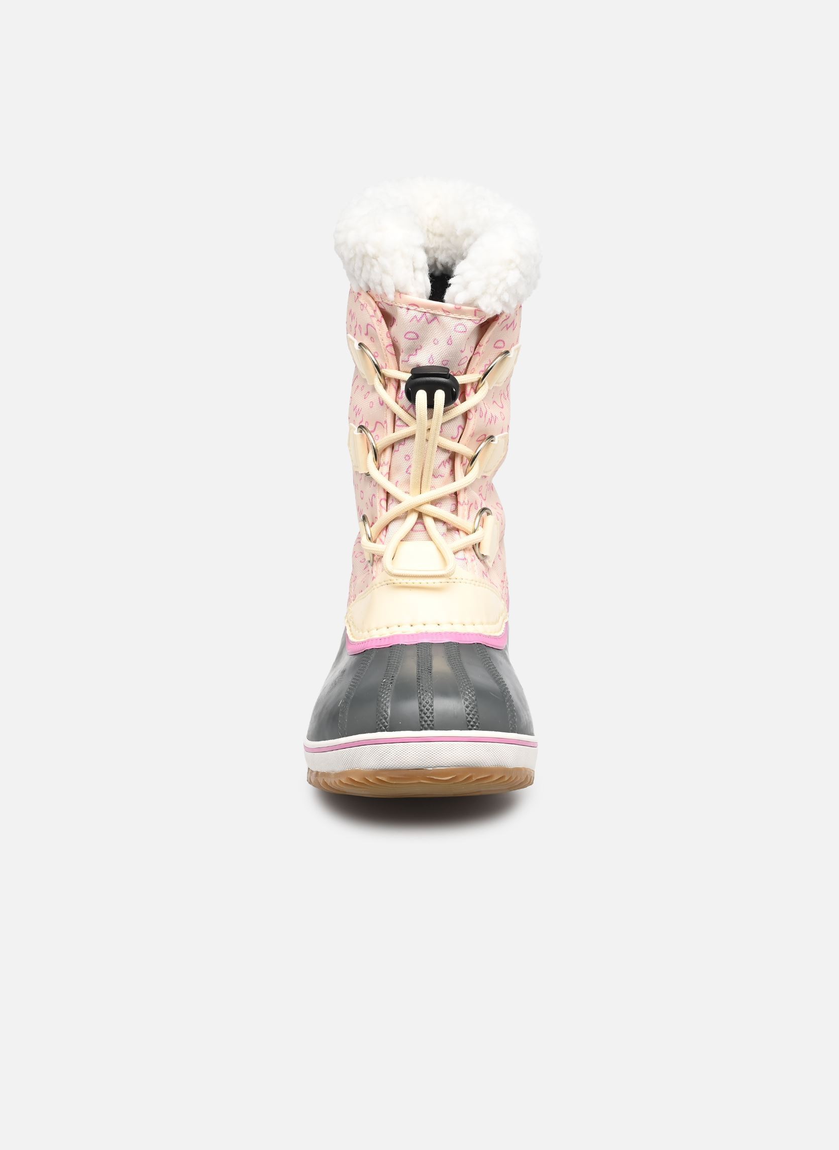 Bottes de neige YOOT PAC™ NYLON WP fille beige Sorel Bottes de neige YOOT PAC™ NYLON WP fille beige Honey White, Orchid