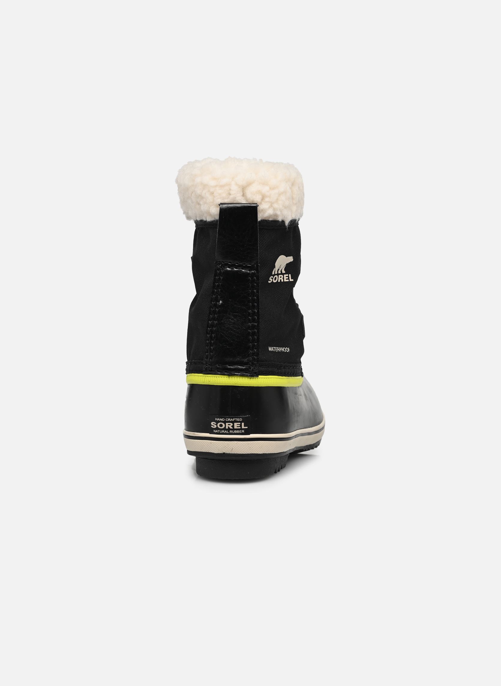 Schneestiefel CHILDRENS YOOT PAC™ NYLON WP schwarz Sorel Schneestiefel CHILDRENS YOOT PAC™ NYLON WP schwarz Black, Chartreuse