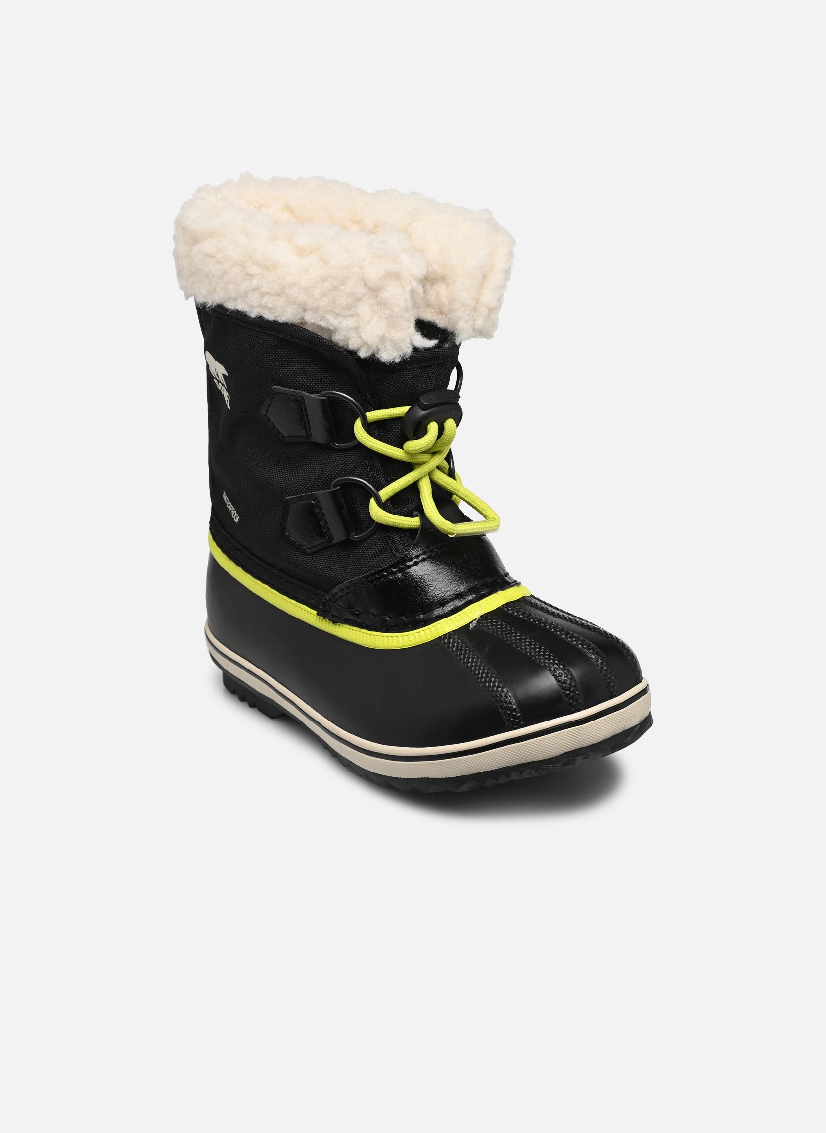 Schneestiefel CHILDRENS YOOT PAC™ NYLON WP schwarz Sorel Schneestiefel CHILDRENS YOOT PAC™ NYLON WP schwarz Black, Chartreuse