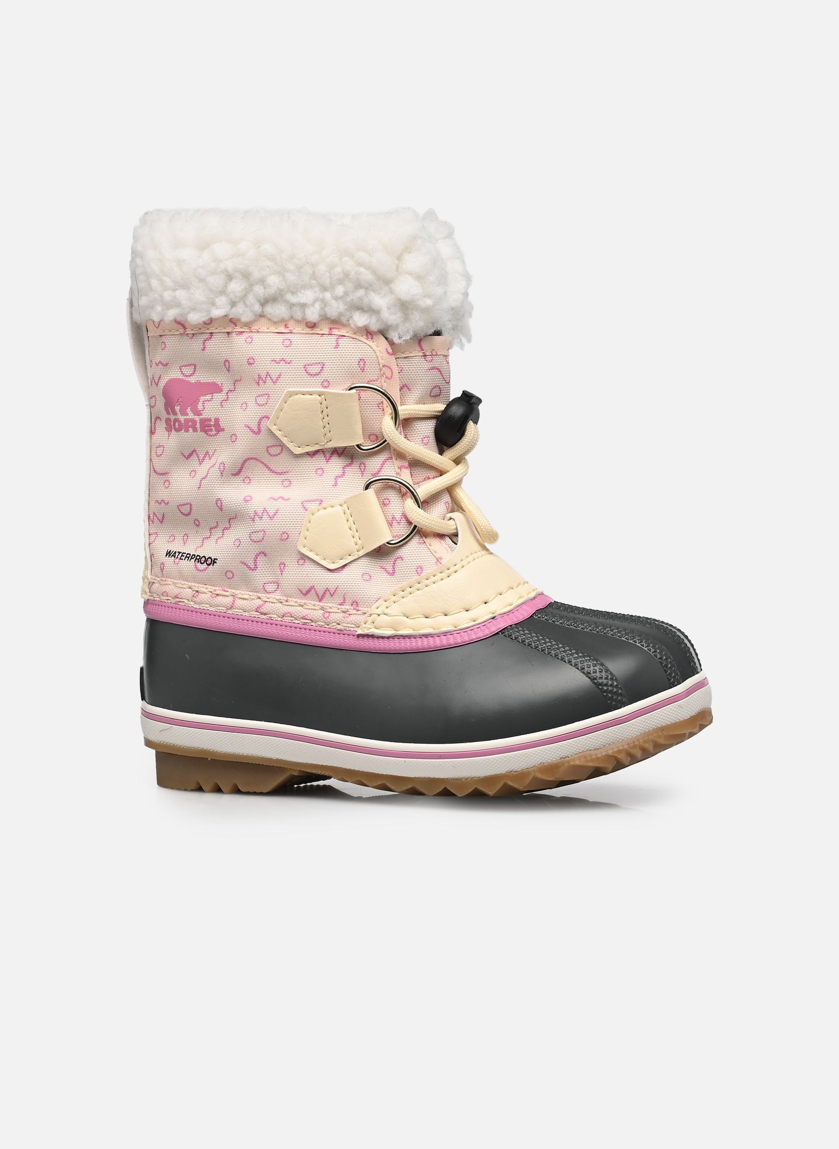 Botas de nieve CHILDRENS YOOT PAC™ NYLON WP niña beige Sorel Botas de nieve CHILDRENS YOOT PAC™ NYLON WP niña beige Honey White, Orchid