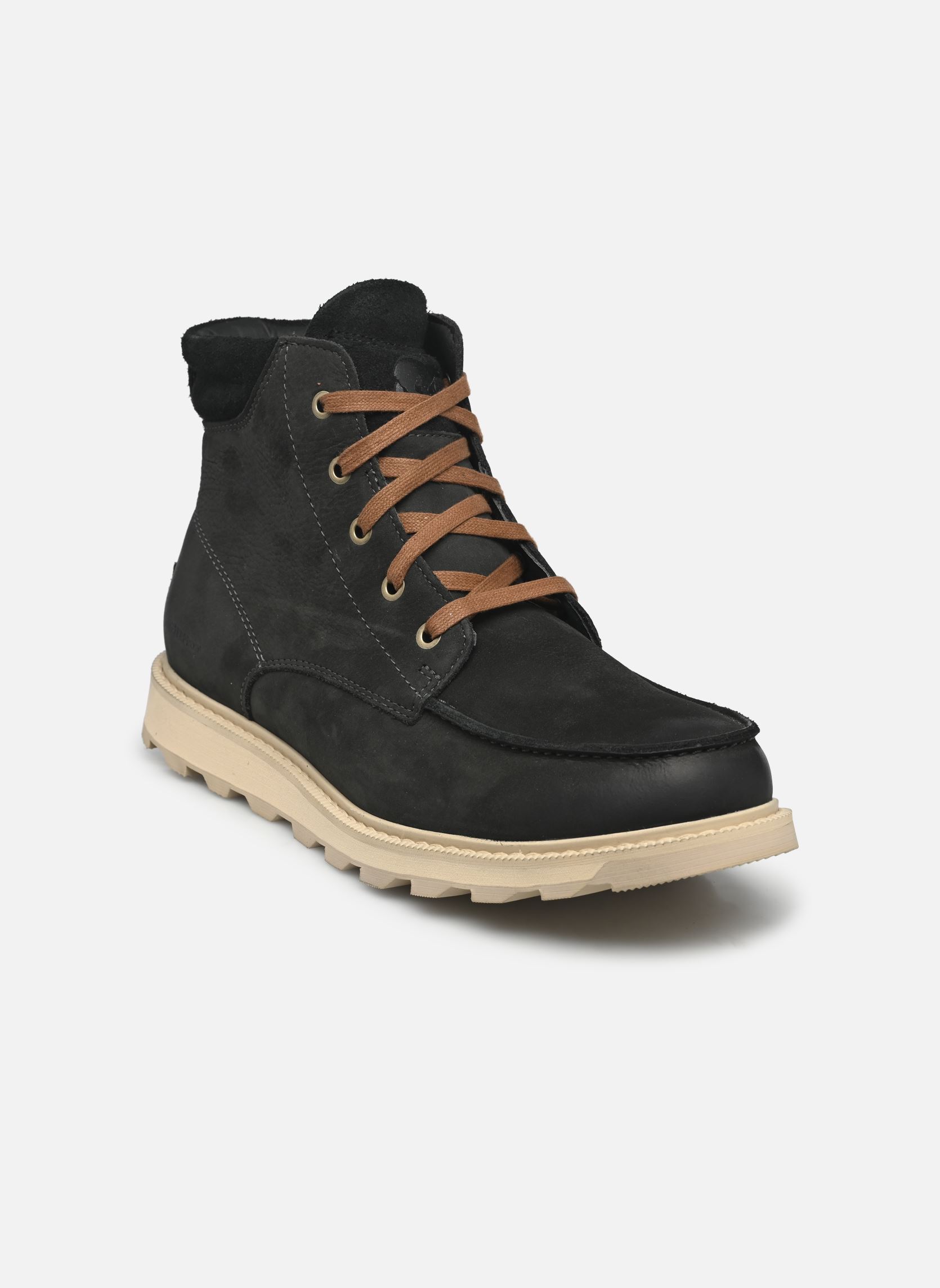 Bottines en cuir marron à lacets-310 - Lunel Gardian