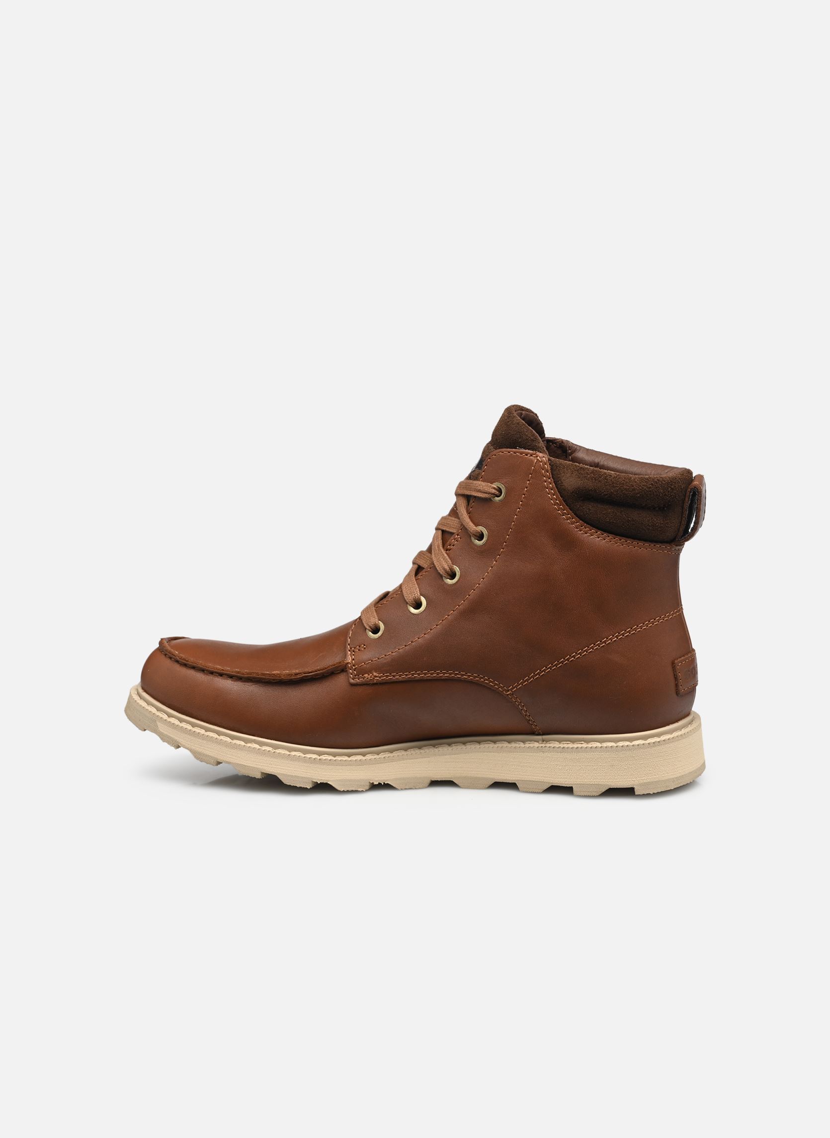 Bottines à lacets MADSON II MOC TOE WATERPROOF homme marron Sorel Bottines à lacets MADSON II MOC TOE WATERPROOF homme marron Velvet Tan, Tobacco