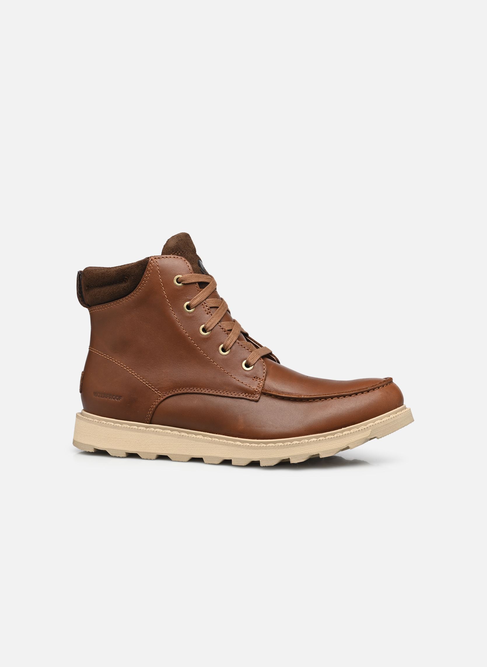 Bottines à lacets MADSON II MOC TOE WATERPROOF homme marron Sorel Bottines à lacets MADSON II MOC TOE WATERPROOF homme marron Velvet Tan, Tobacco