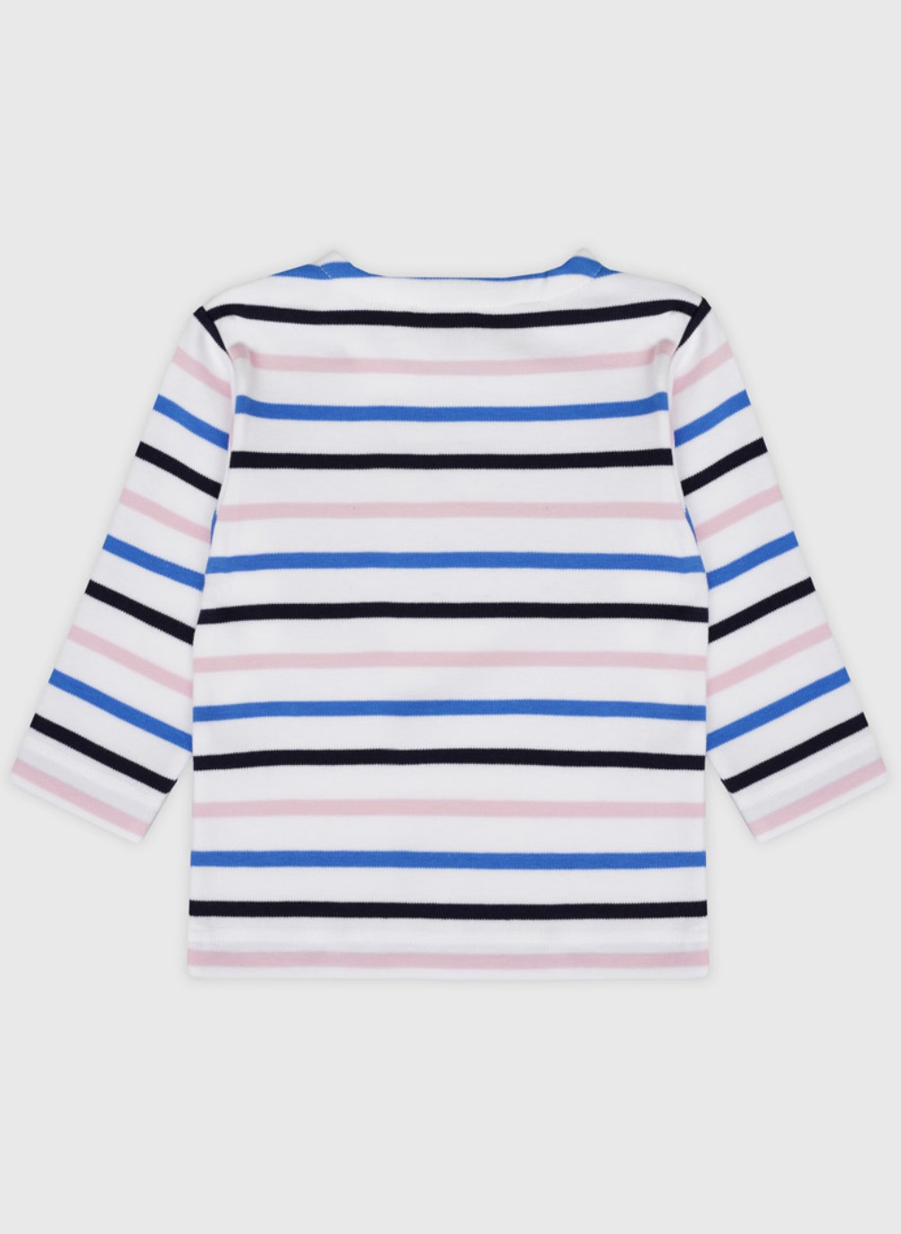 Tee-shirts Marinière K0510 blanc/dahlia/peachnectar/popco fille bleu Armor Lux Tee-shirts Marinière K0510 blanc/dahlia/peachnectar/popco fille bleu Bleu