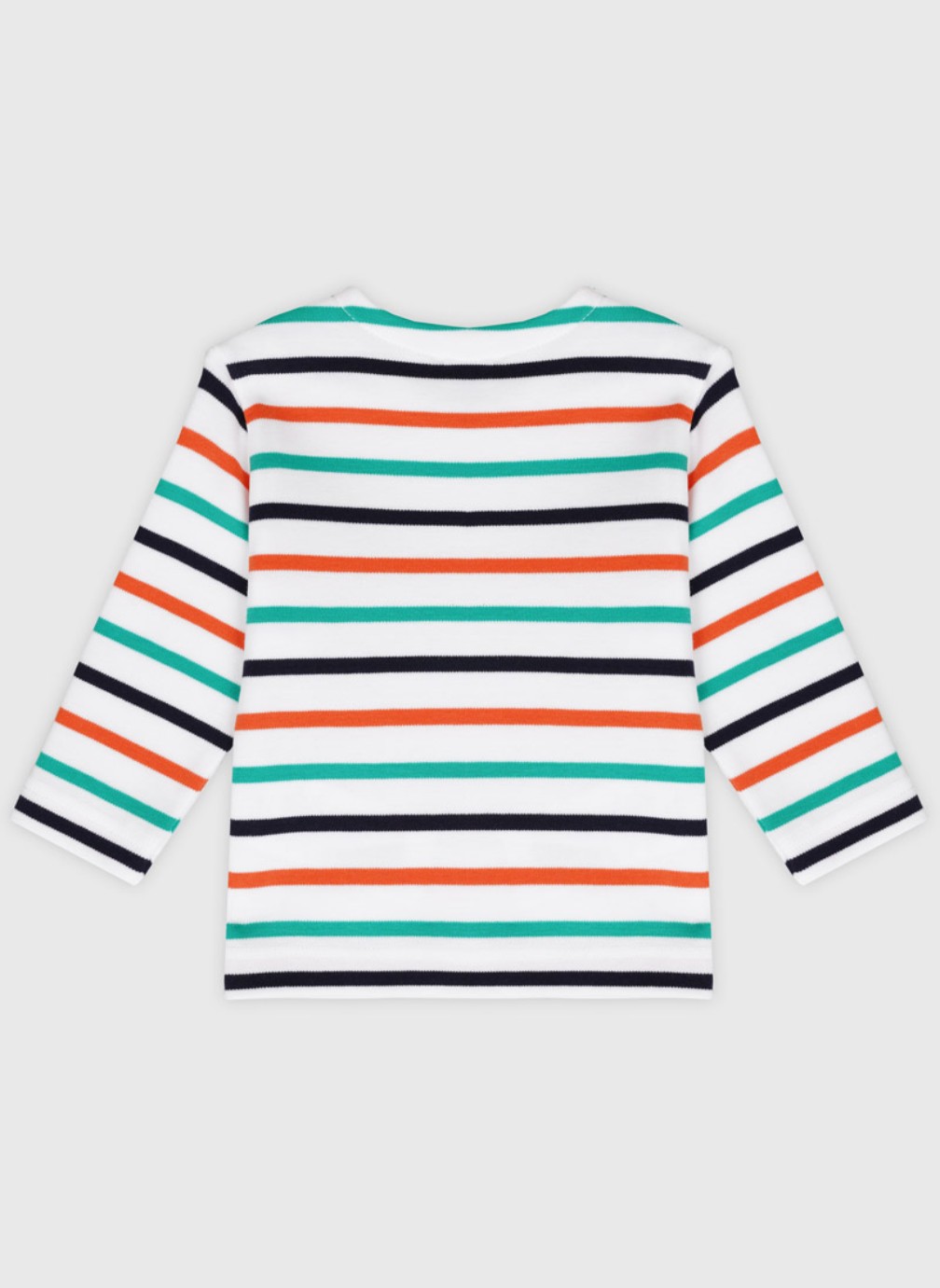 Tee-shirts Marinière K0510 blanc/dahlia/peachnectar/popco fille vert Armor Lux Tee-shirts Marinière K0510 blanc/dahlia/peachnectar/popco fille vert Vert emeraude