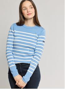 Pulls Pull 41797 dusty pink/milk femme bleu Armor Lux Pulls Pull 41797 dusty pink/milk femme bleu Bleu chiné