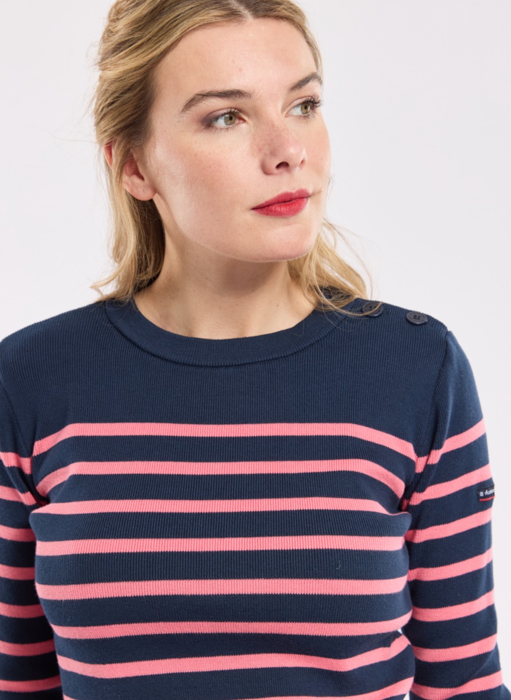 Pulls Pull 41797 dusty pink/milk femme rose Armor Lux Pulls Pull 41797 dusty pink/milk femme rose Rose saumon