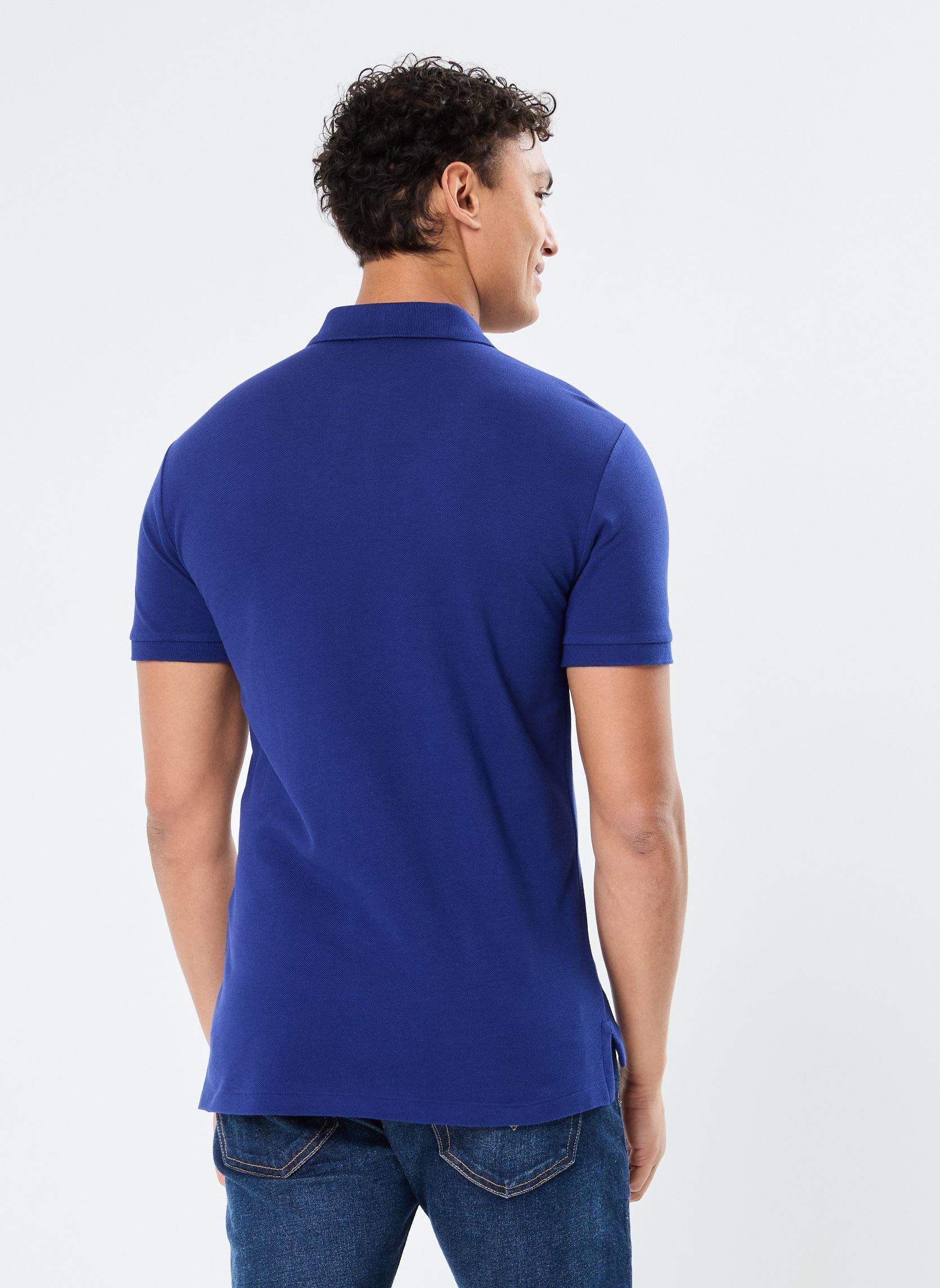 Polos de manga corta Polo cintré en coton piqué 710795080 hombre azul Polo Ralph Lauren Polos de manga corta Polo cintré en coton piqué 710795080 hombre azul FALL ROYAL/C1229