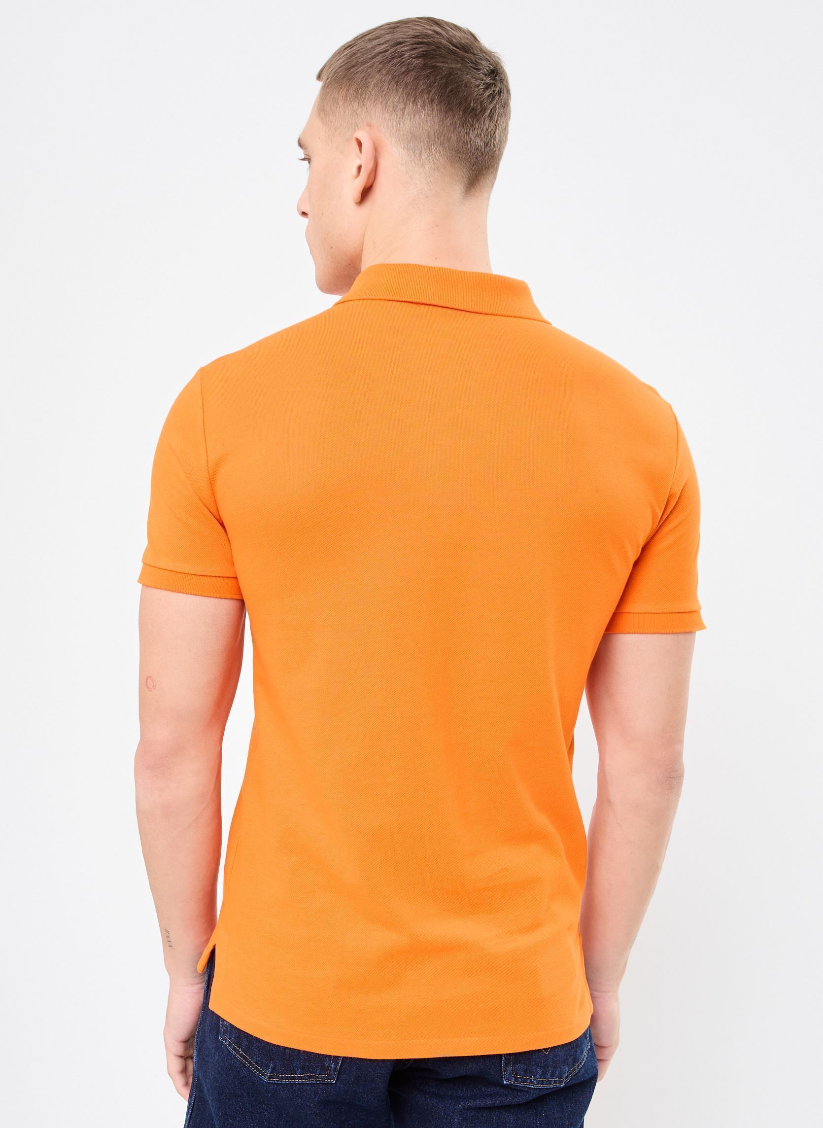 Kurzarm-Poloshirts Polo cintré en coton piqué 710795080 herren orange Polo Ralph Lauren Kurzarm-Poloshirts Polo cintré en coton piqué 710795080 herren orange SAILING ORANGE/C7318