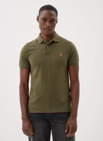 Polos manches courtes Polo cintré en coton piqué 710795080 homme vert